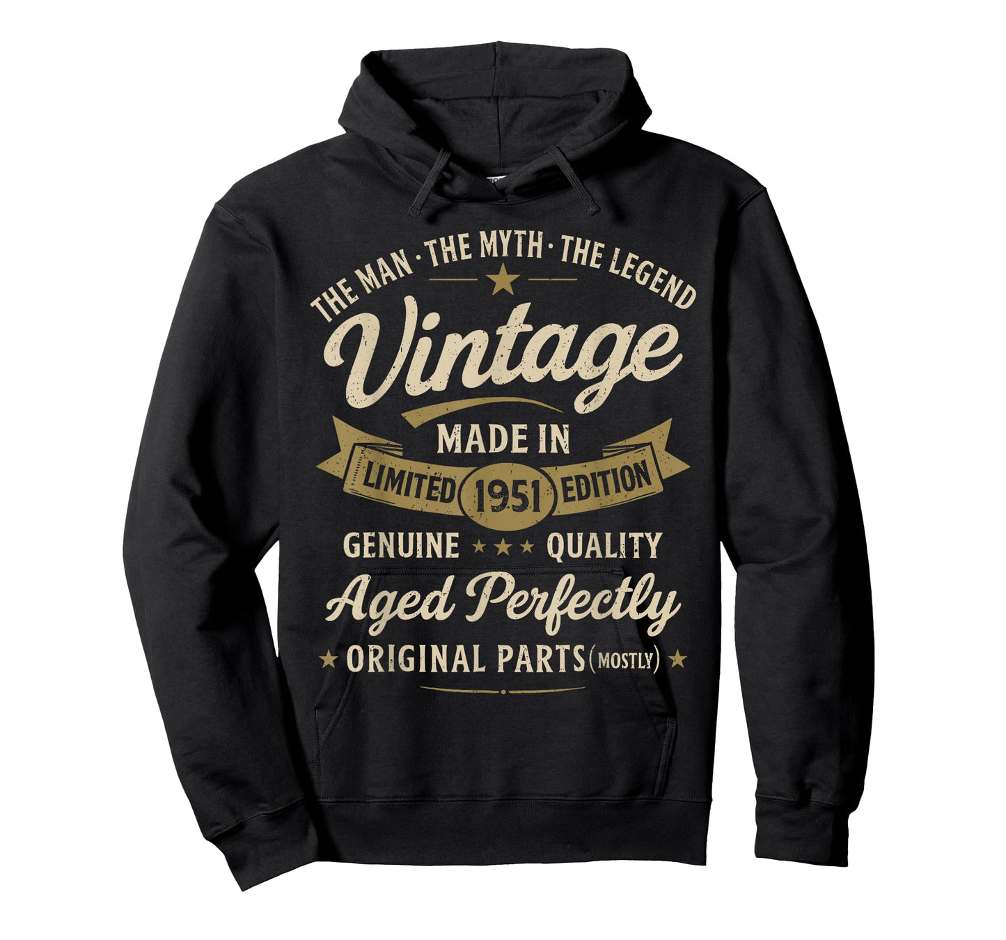 75th Birthday Gift Vintage 1951 Men Funny 75 Years Old 1951 T-Shirt