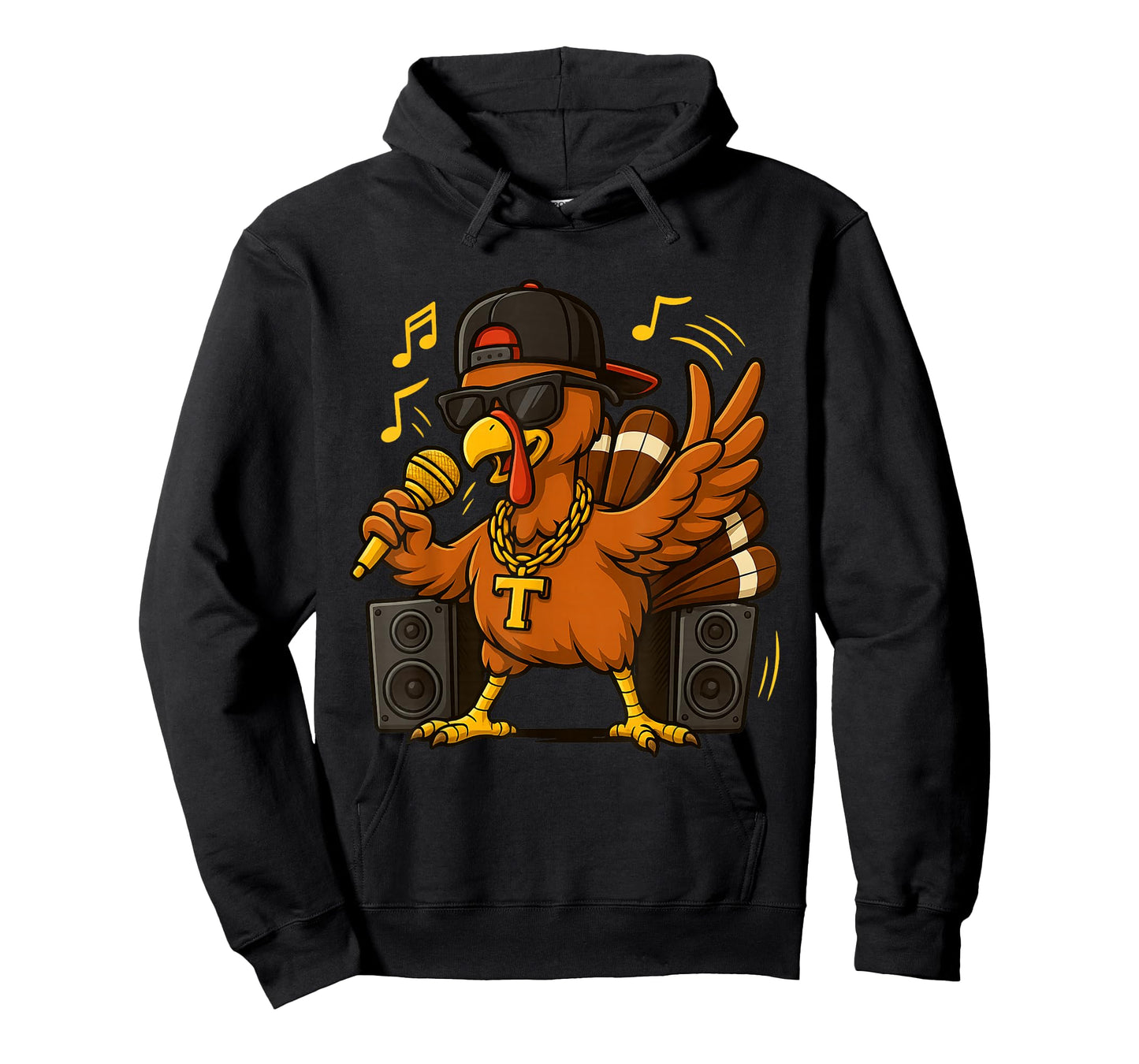 Funny Rapper Turkey:Hip Hop Thanksgiving Day Drip Gift Idea T-Shirt