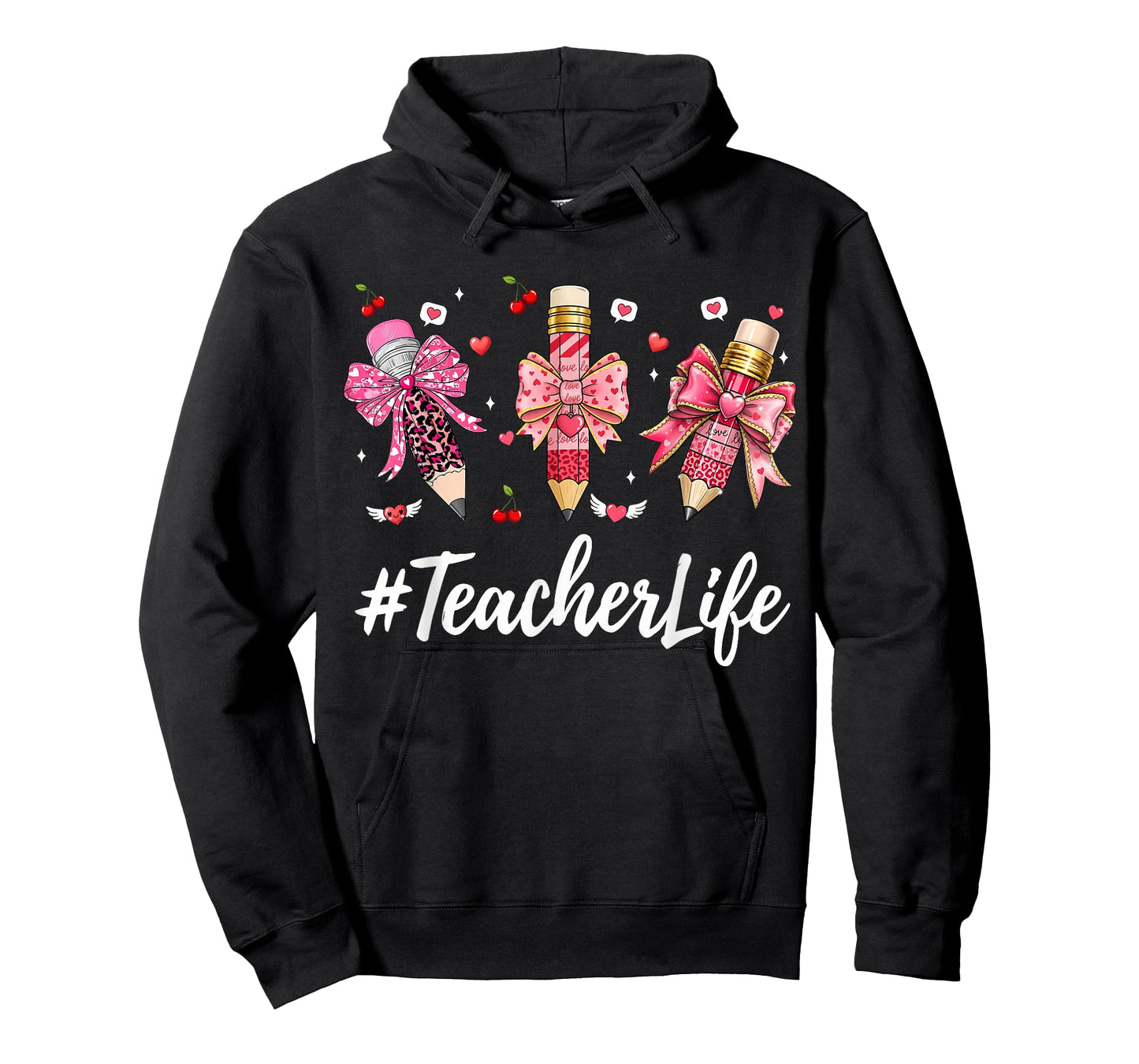 Teacher Valentine Coquette Bow Teacher Valentines Day T-Shirt
