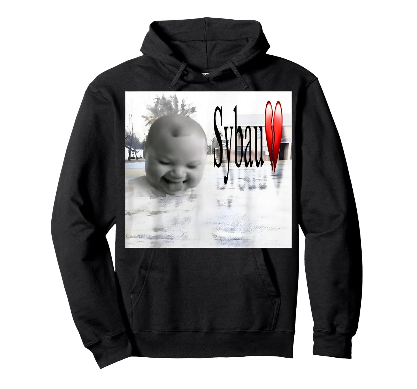 Funny SYBAU AI Niche Baby gen z Meme BrainRot Giggling Humor T-Shirt