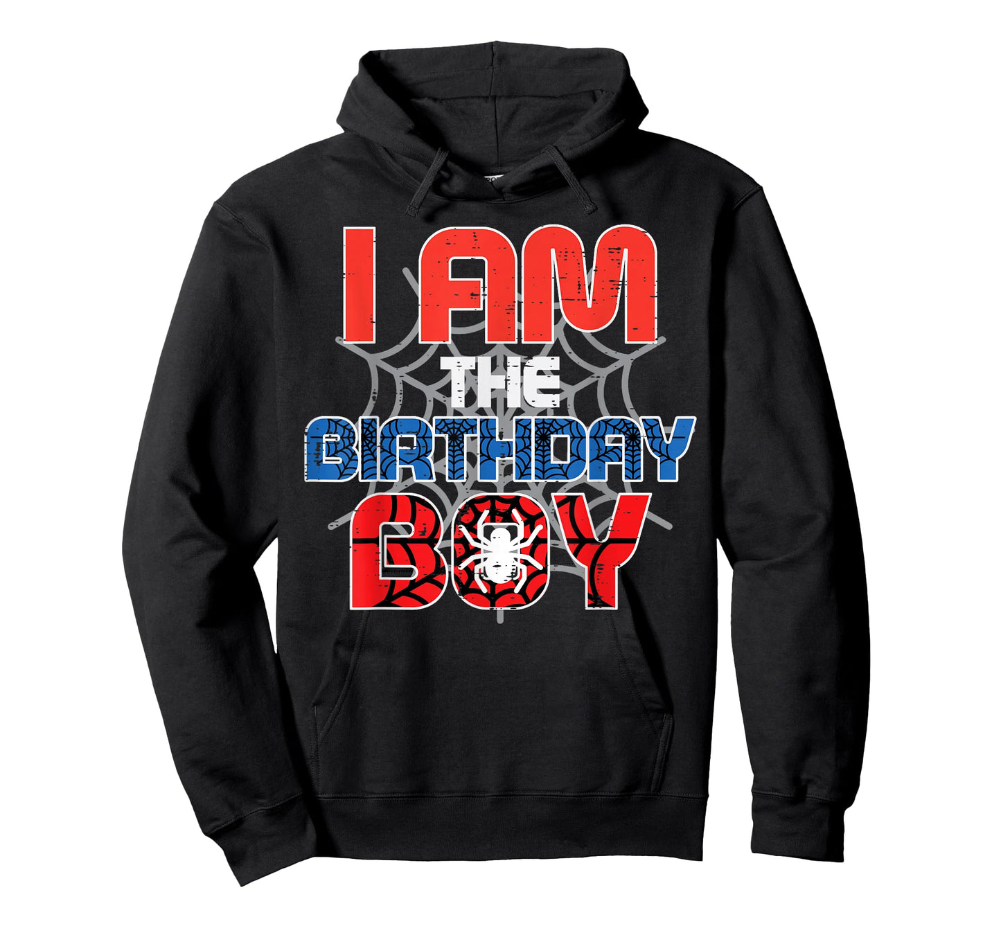 I Am The Birthday Boy Spider Party Family Matching Boys Kids T-Shirt