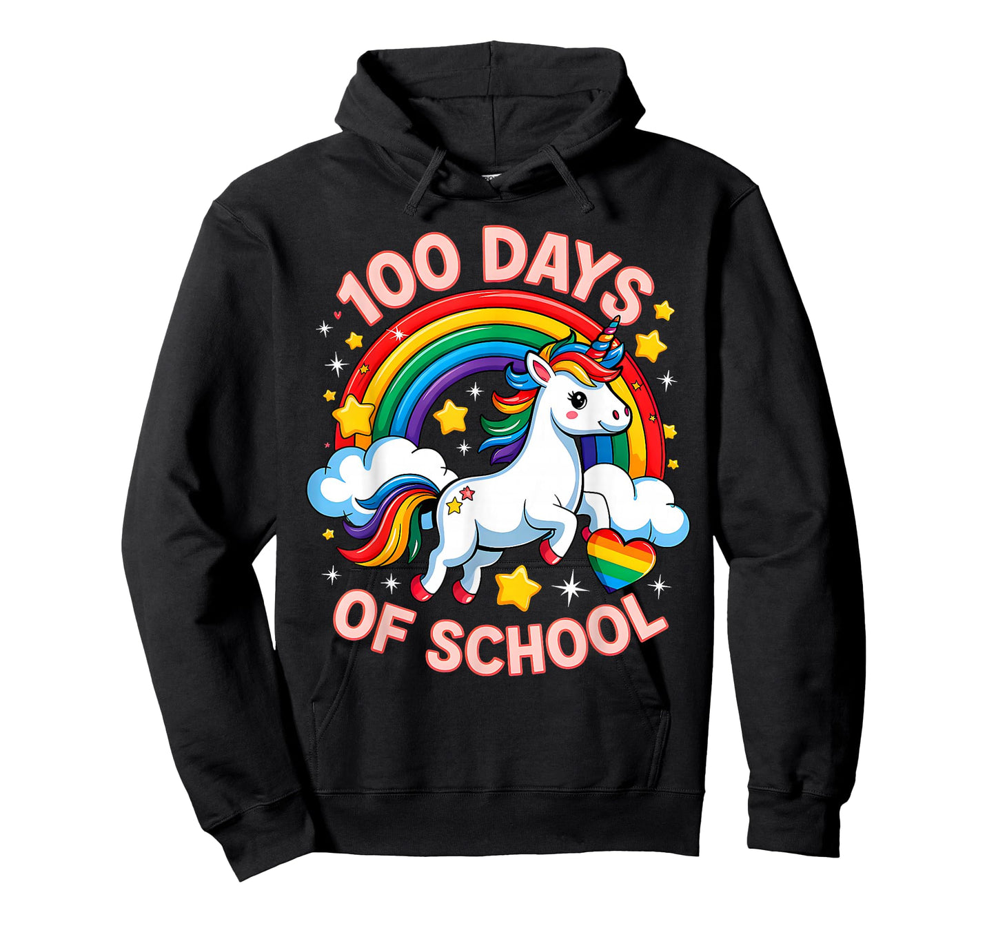 100 Days of School Unicorn Girls Teacher 100th Day of School T-Shirt
