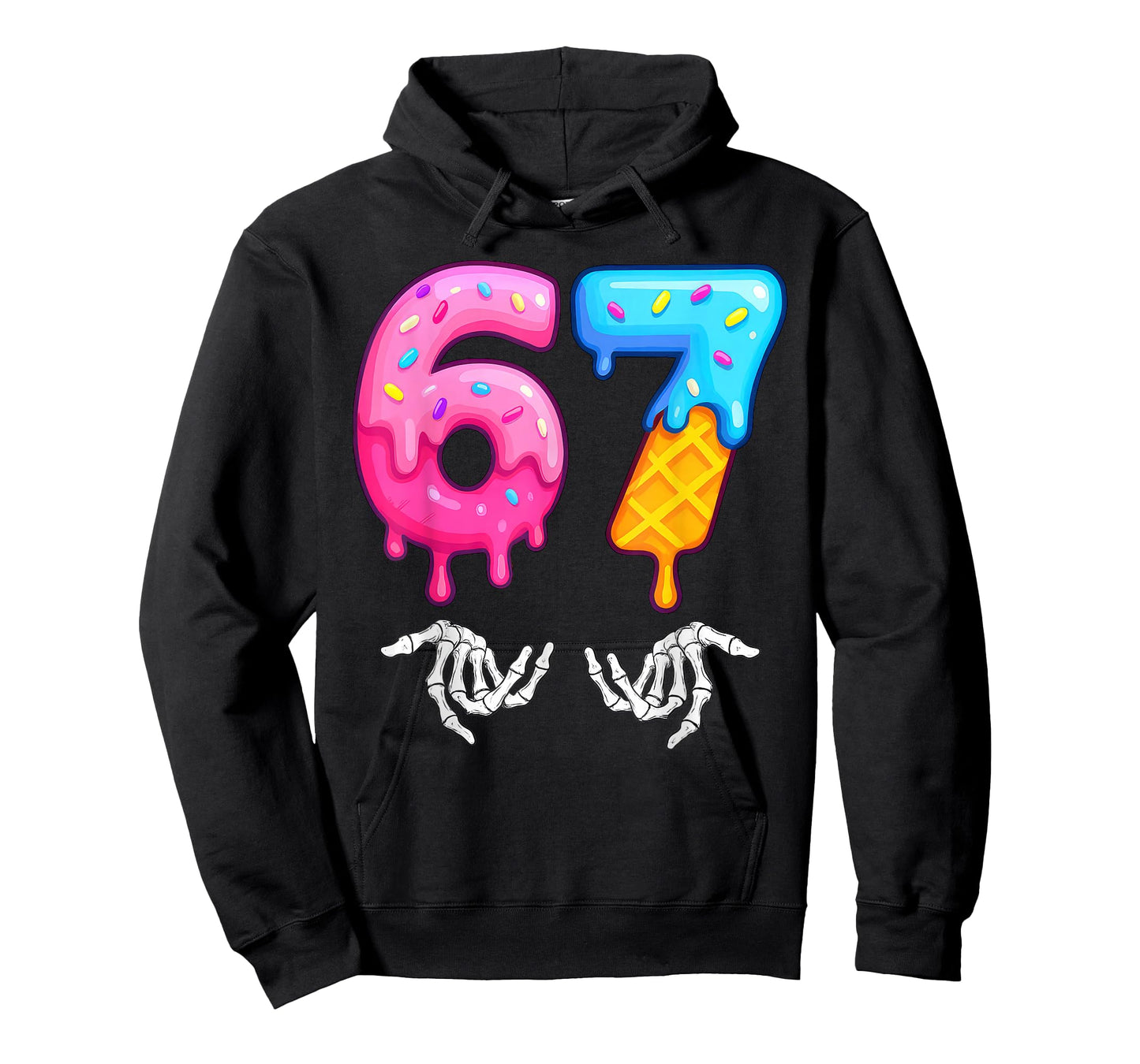Number 67 Matching Six Seven 6 7 Meme 6-7 Halloween Costume T-Shirt