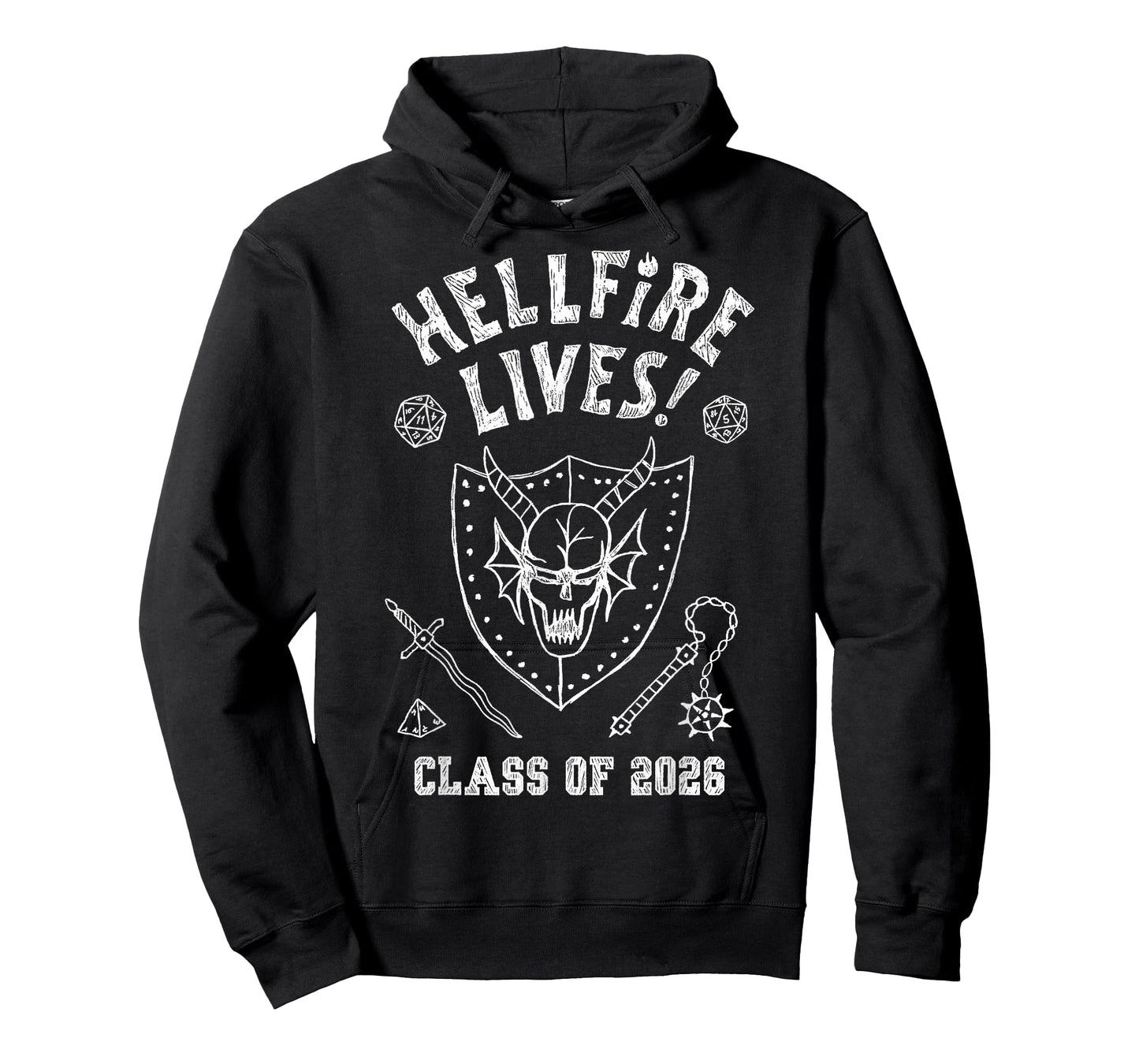 Stranger Things Hellfire Lives! Class of 2026 Graduation T-Shirt