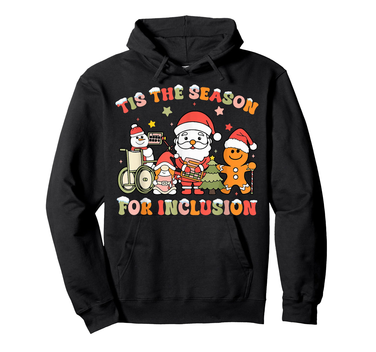 Tis The Season for Inclusion OT PT SLP Therapist Christmas T-Shirt