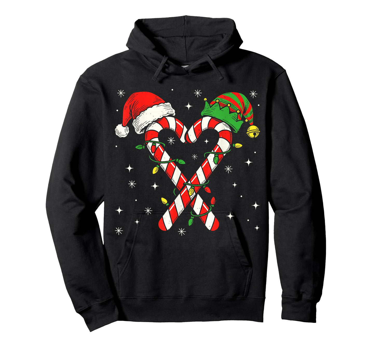 Family Christmas Pajama Candy Cane Christmas Kids Women Men T-Shirt