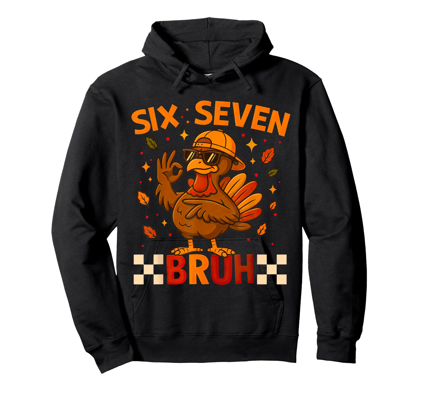 Funny Six Seven Meme Turkey Kids Bruh, 67 Thanksgiving T-Shirt