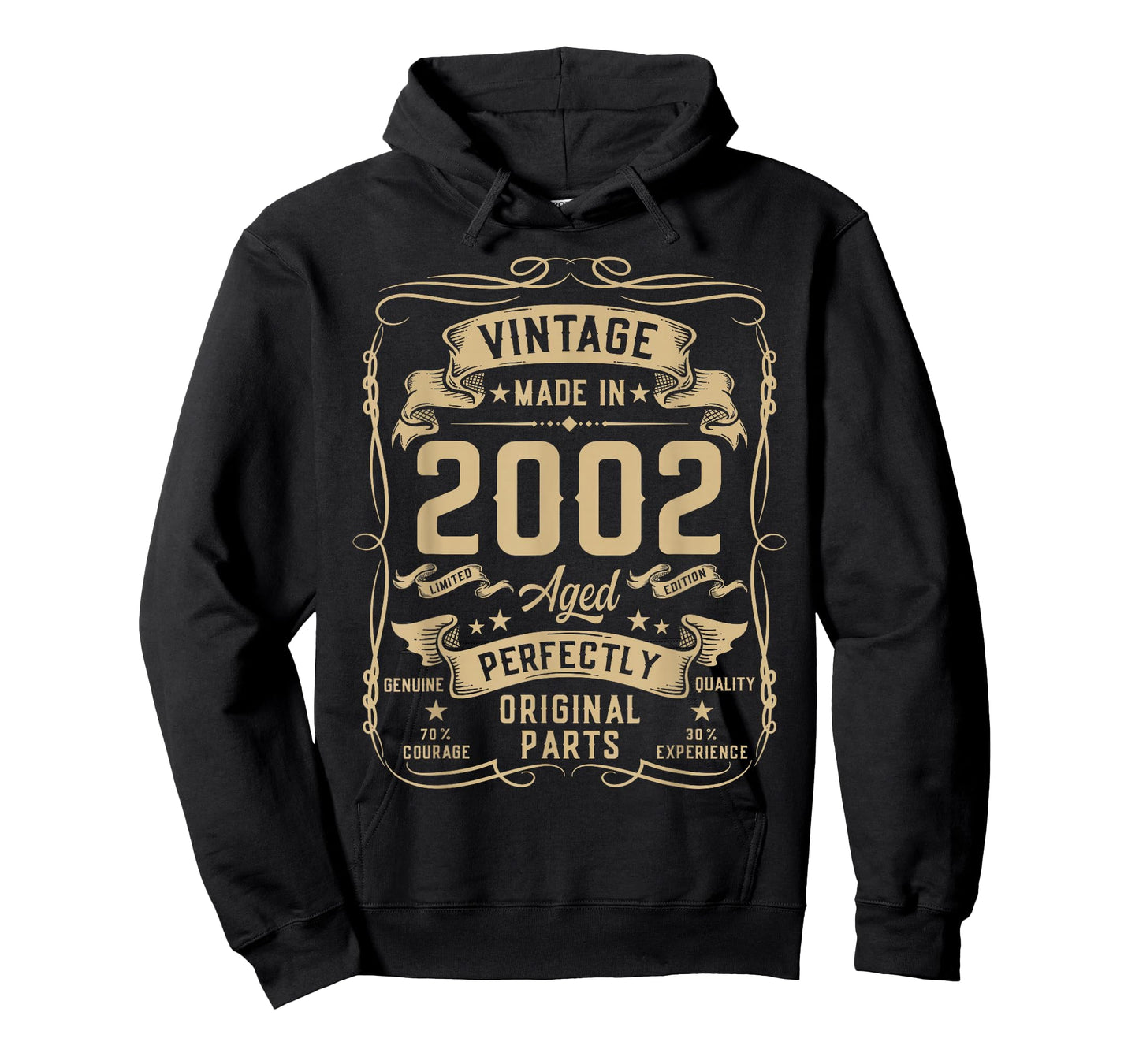 Vintage 2002 24yr 24th Birthday Gifts for Men 24 Years Old T-Shirt