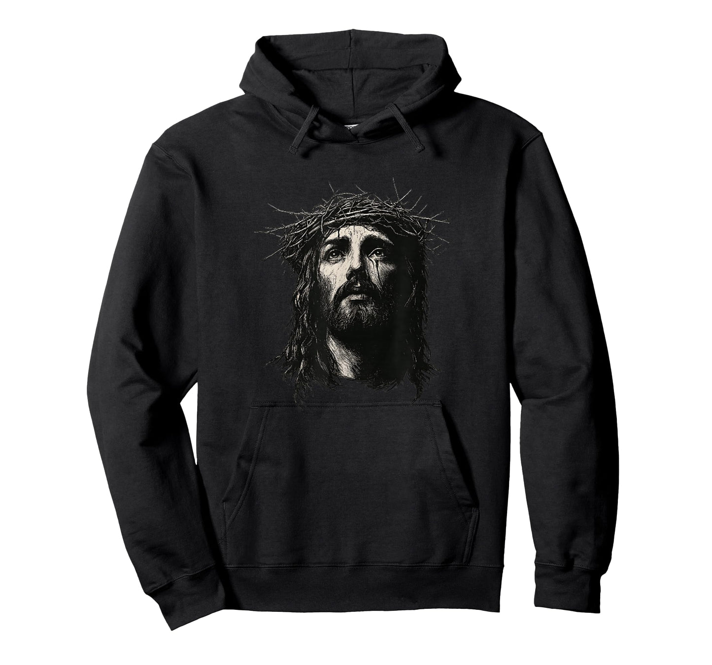 Face of Jesus Christ Crown of Thorn Religious Christmas T-Shirt