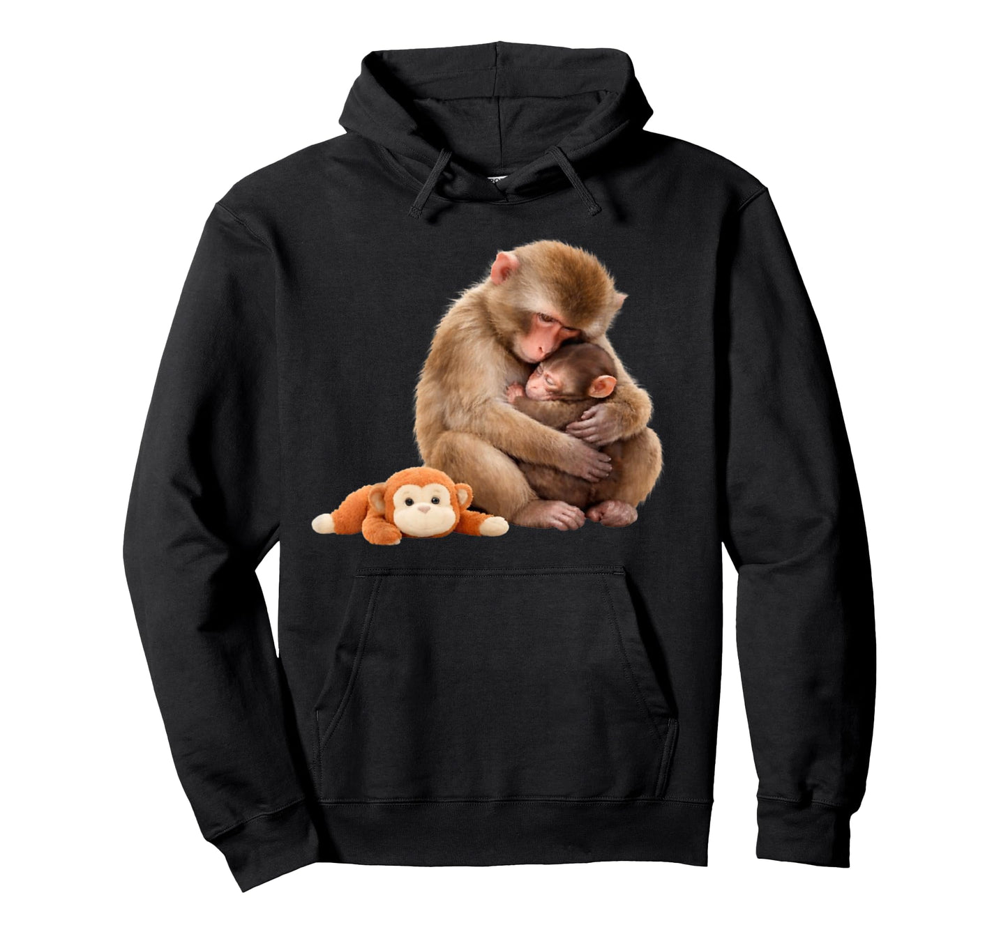 Punch The Monkey Cuddling Stuffed Animal Meme Viral Internet T-Shirt
