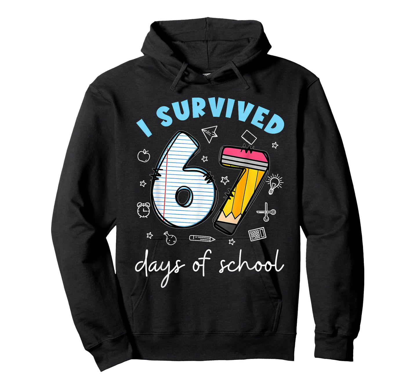 I Survived 67 Days of School Funny Meme Teacher Student T-Shirt