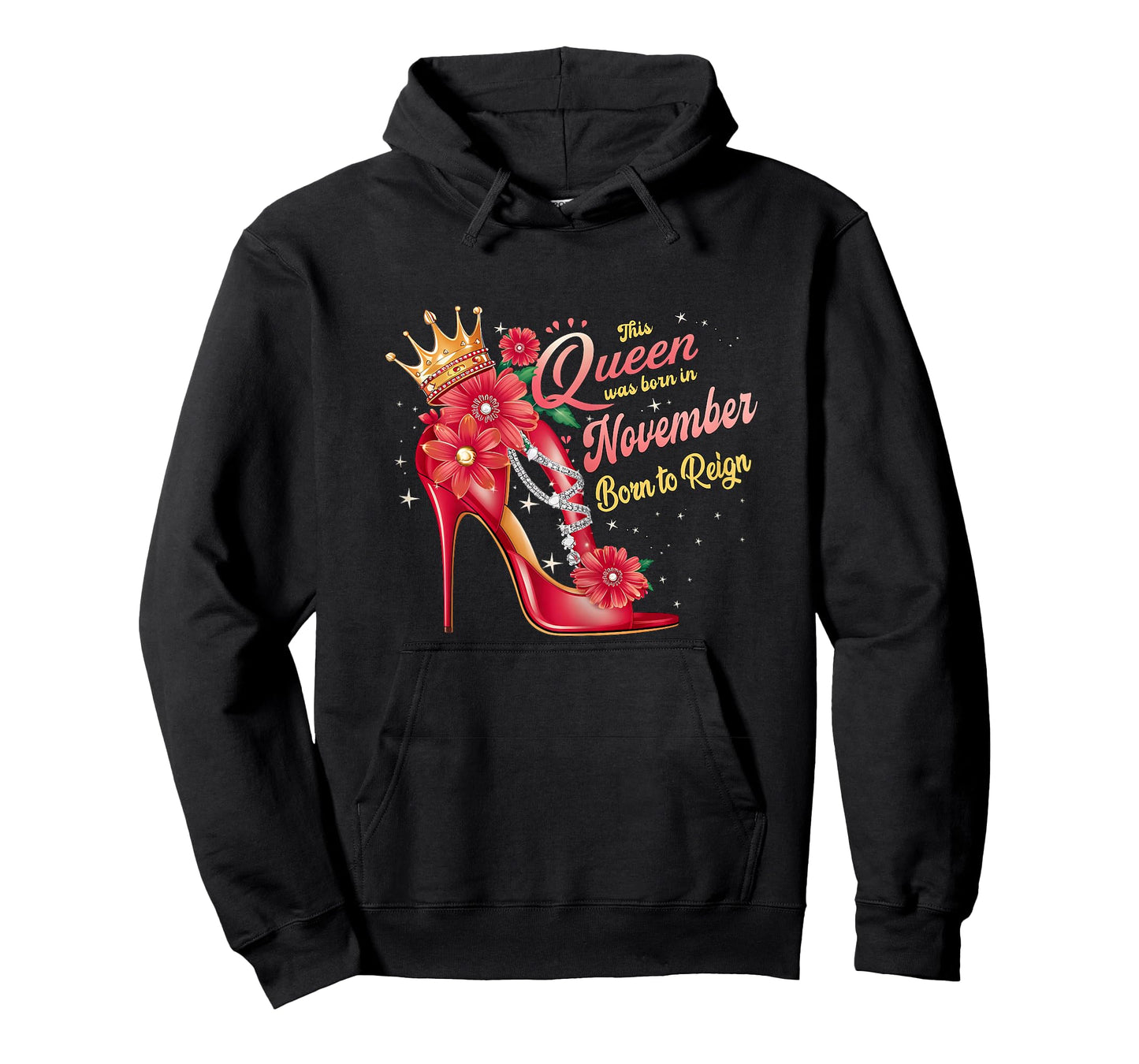 This Queen was Born in November Birthday Born to Reign Women T-Shirt