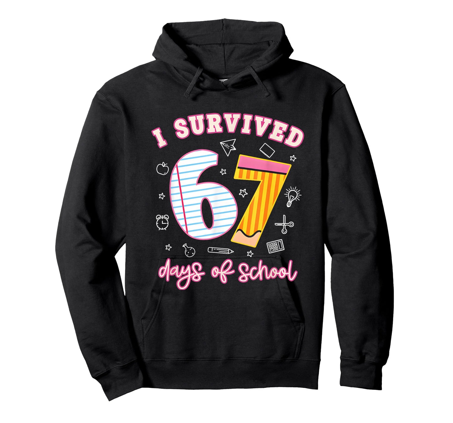 I Survived 67 Days of School Funny Meme Teacher Student T-Shirt