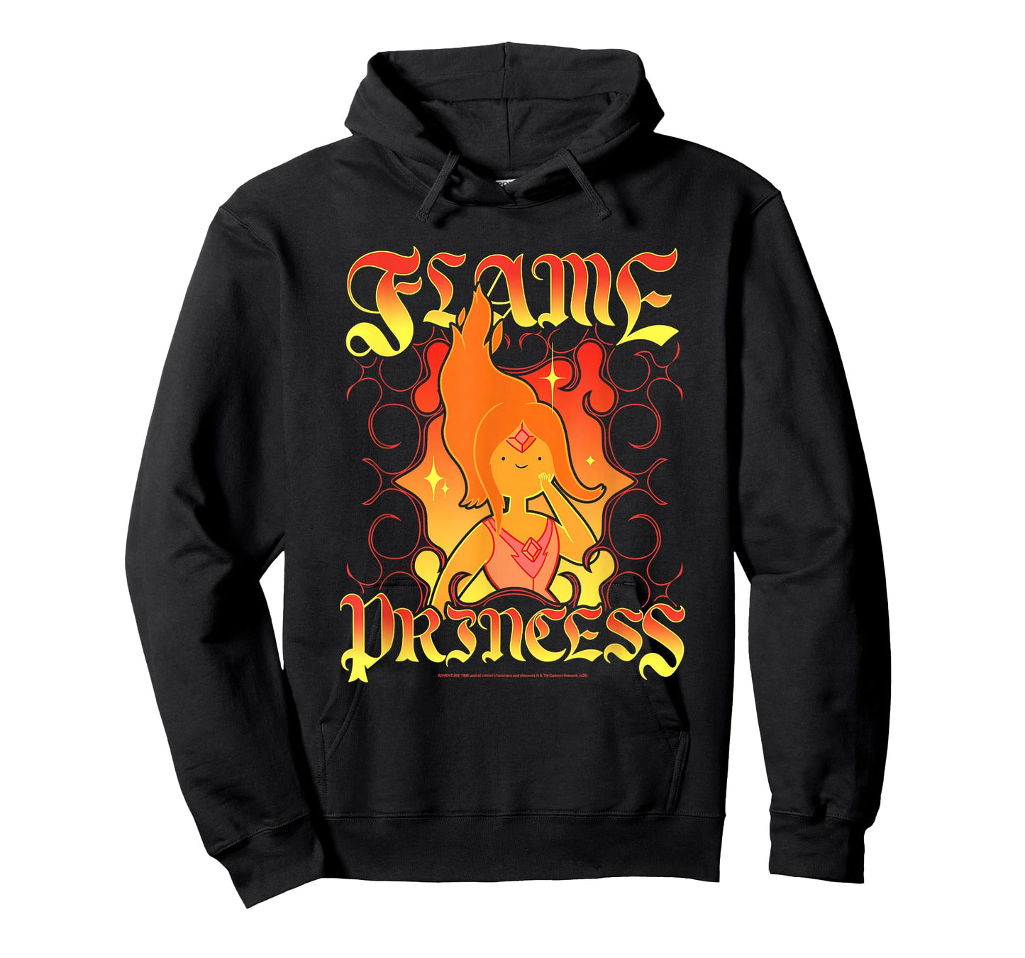 Adventure Time Flame Princess Medieval Text Funny Cartoon T-Shirt