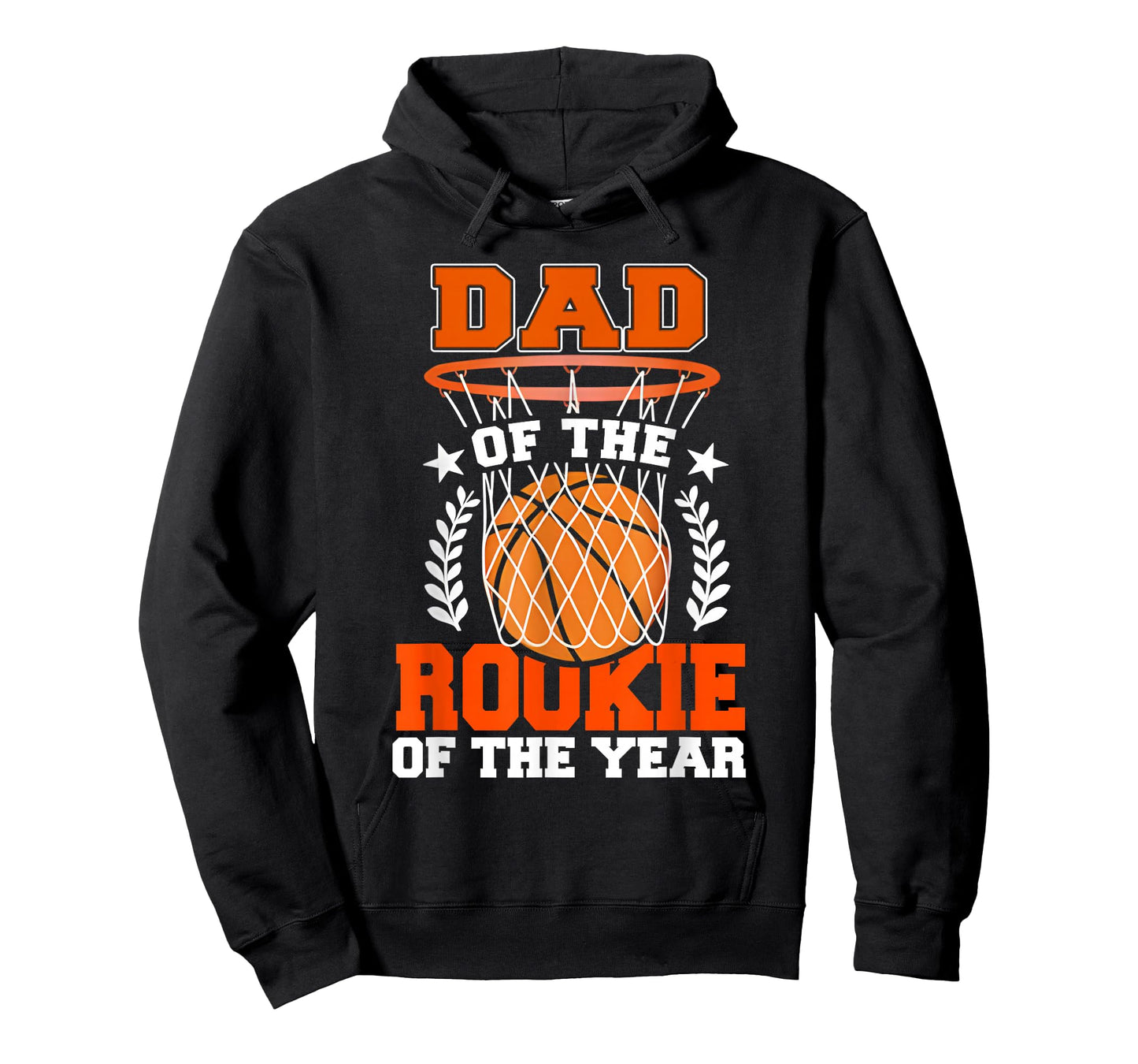 Dad of Rookie 1st Basketball Bday Theme Matching T-Shirt