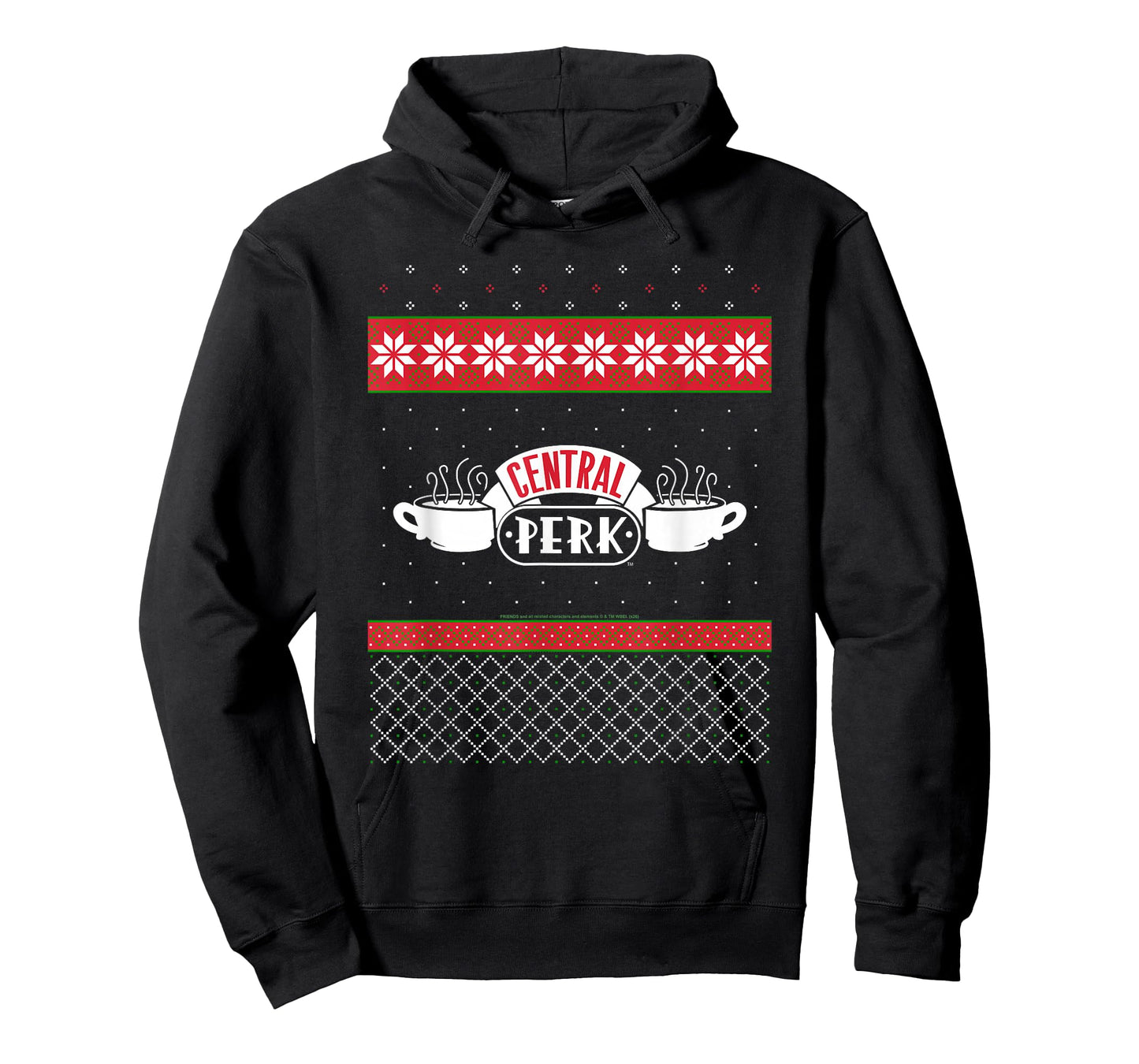 Friends Central Perk Logo Sweater Print Christmas TV Show T-Shirt