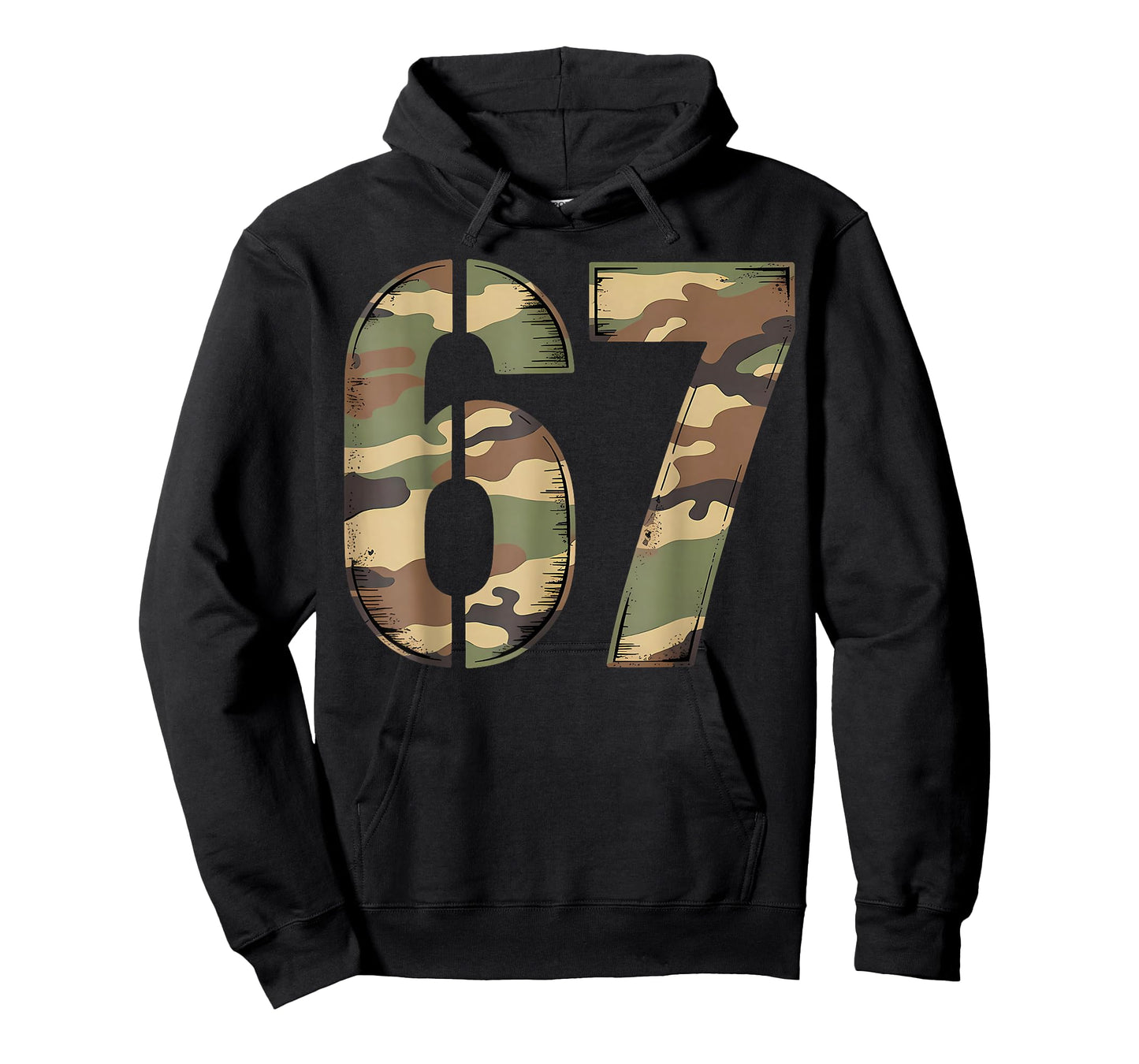 67 Hunting Camo Six Seven 6 7 Meme Camouflage 67 T-Shirt