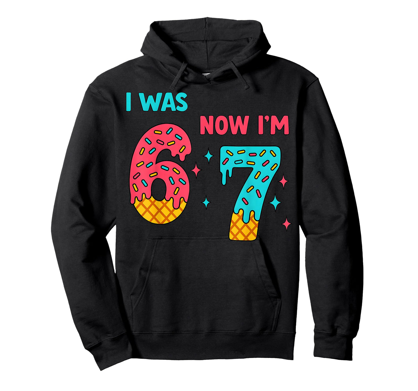 7 Year Old Birthday Shirt was 6 Now I'm 7 67 Funny for Kids T-Shirt