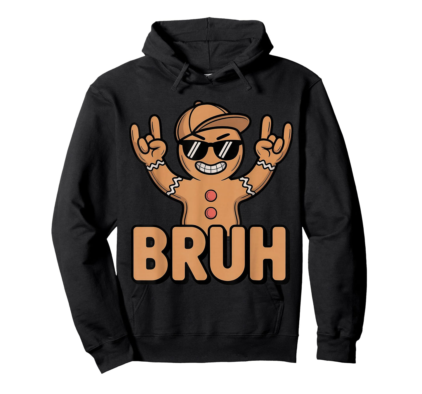 Gingerbread Rock Bruh Funny Saying Meme Boys Men Christmas T-Shirt