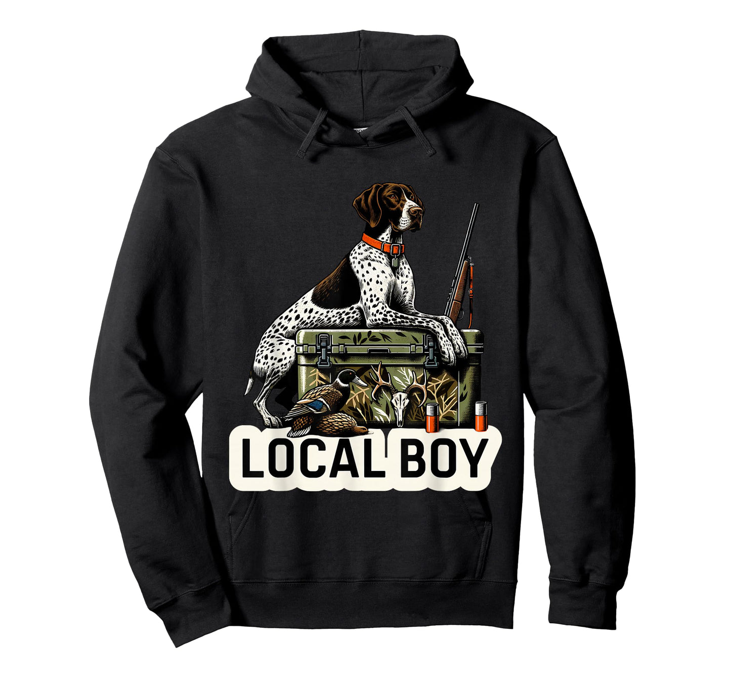 Local Boy German Shorthaired Pointer Dog Duck Hunting T-Shirt