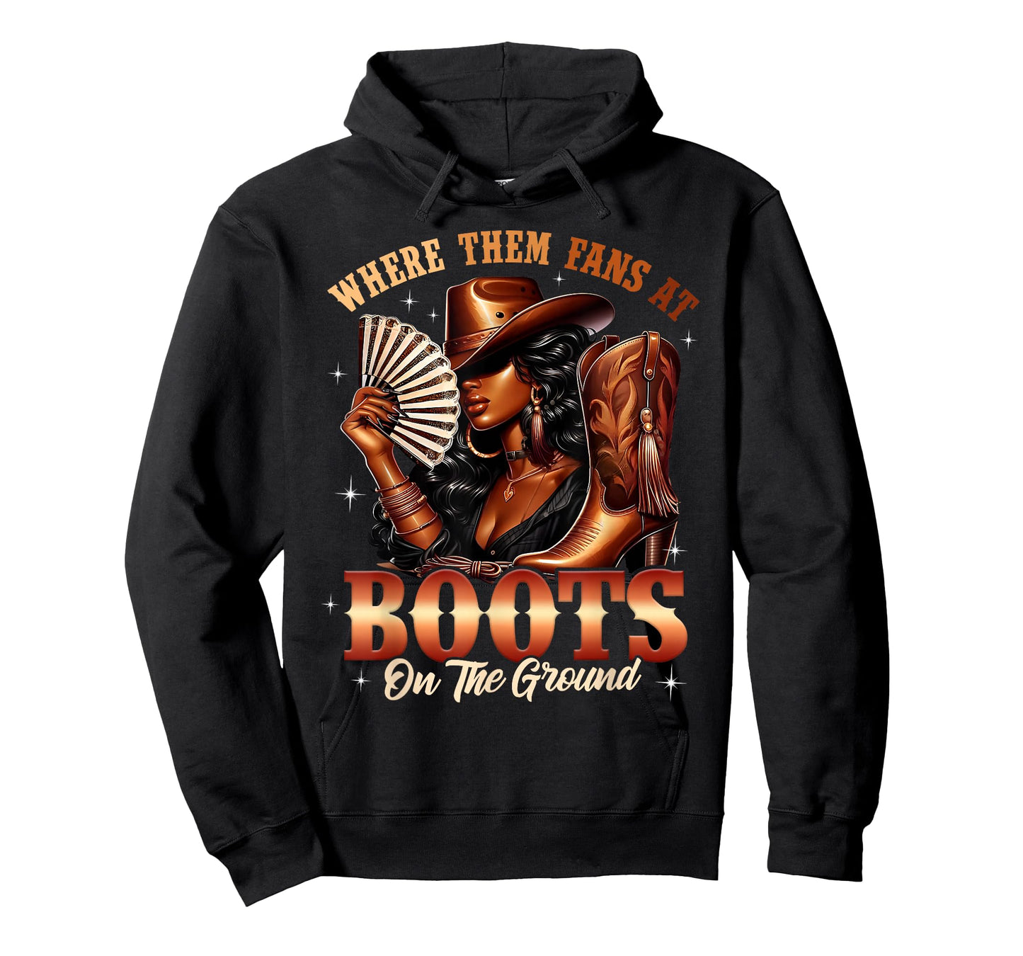 Boots On The Ground Cowgirl Black Women Africa Black History T-Shirt