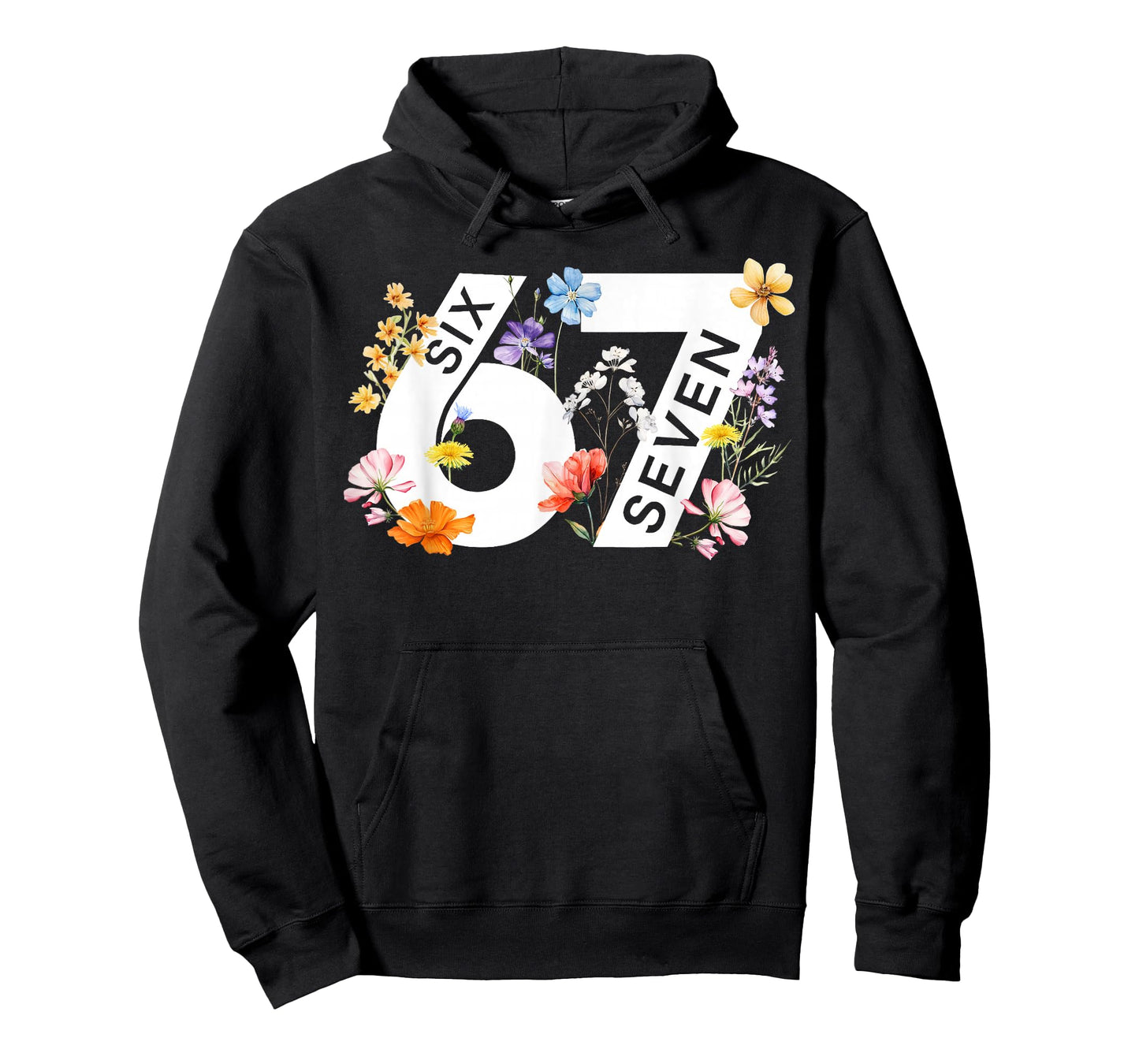 67 Floral Flower Gen 67th Birthday Number 67 T-Shirt