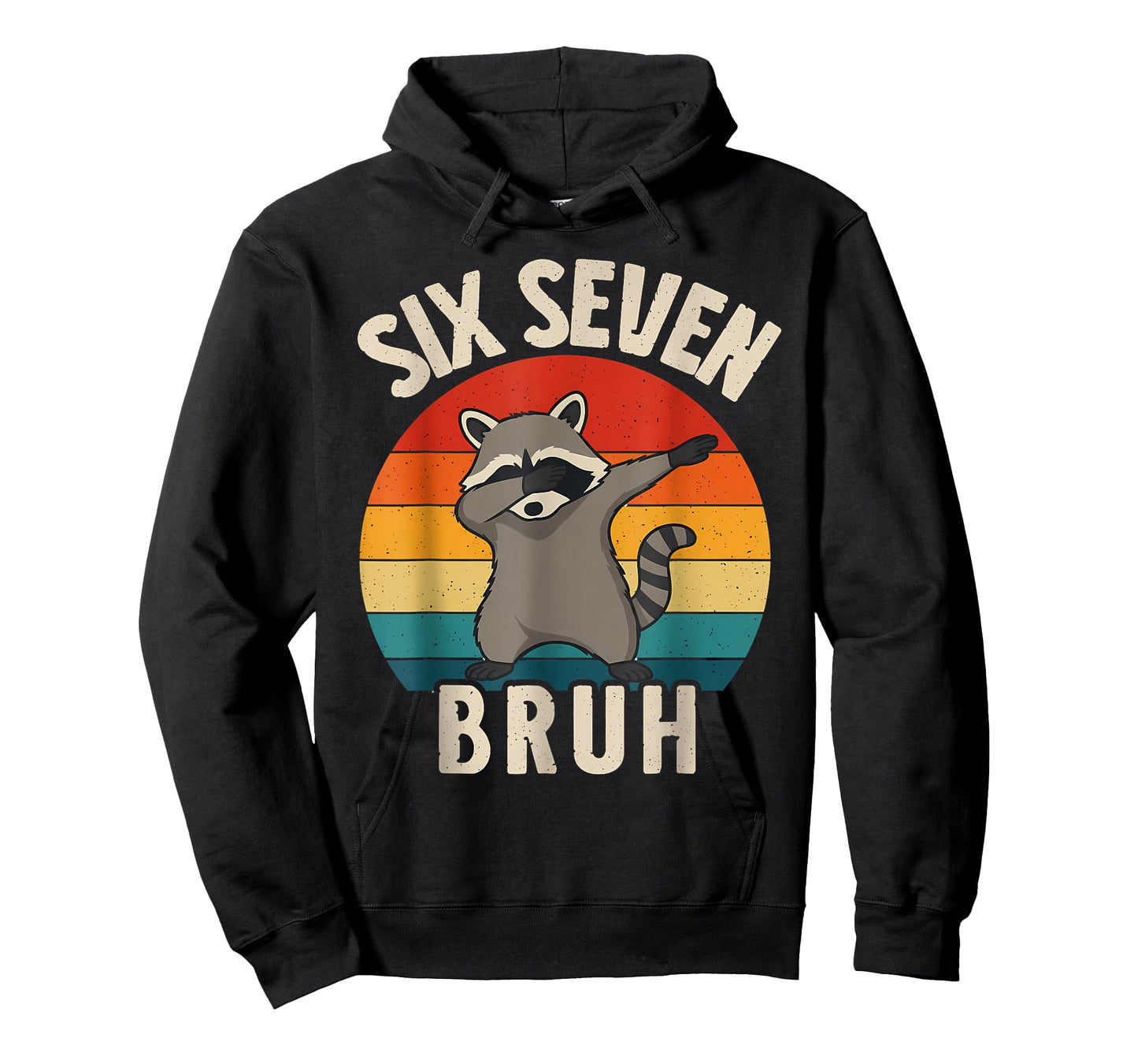Funny Racoon 67 Meme 6 7 Numbers Dabbing Six Seven Bruh T-Shirt