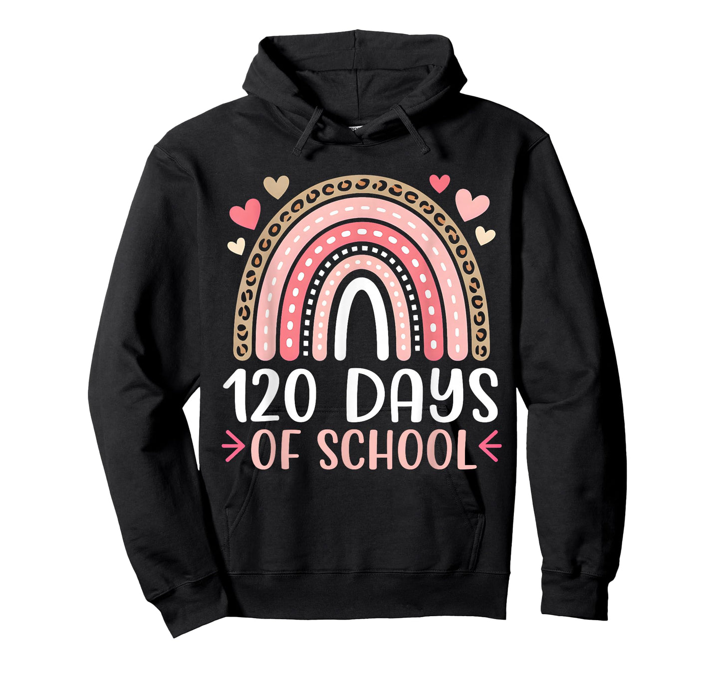 120 Days of School Rainbow 120th Day of School Teacher Girls T-Shirt