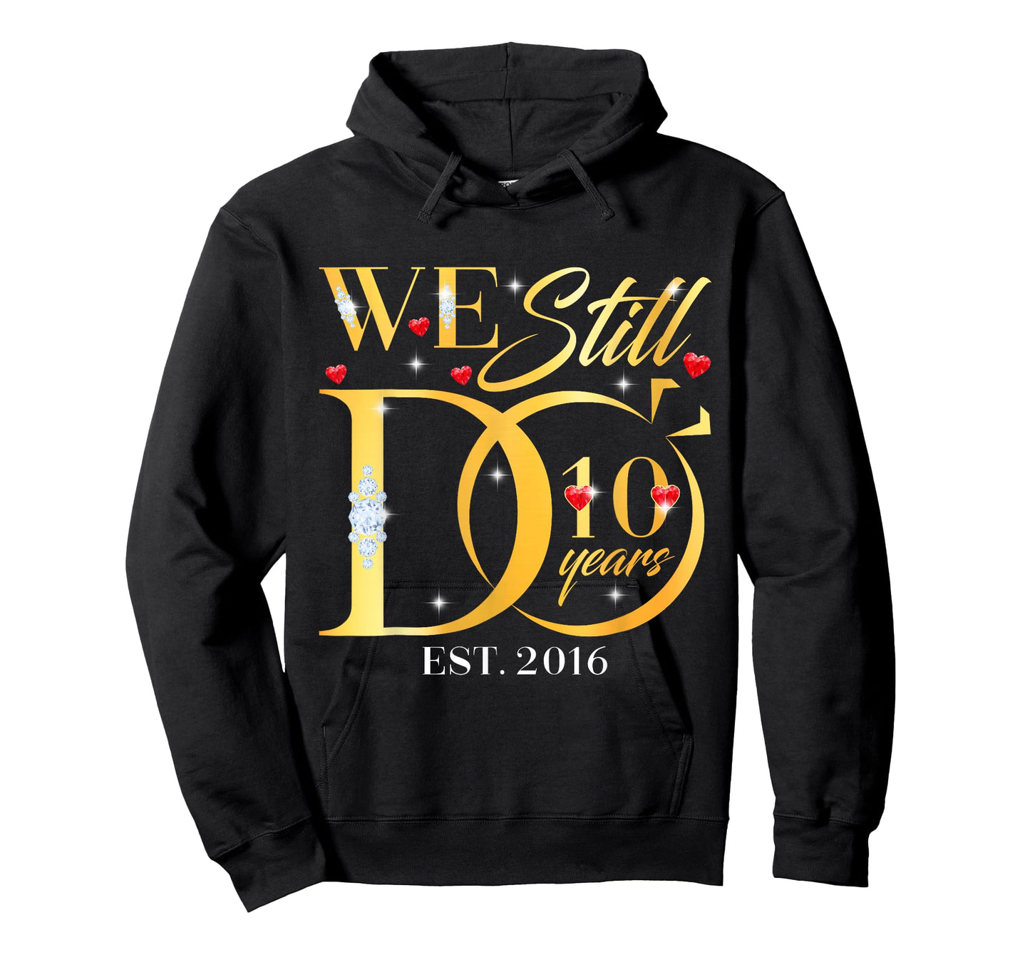 We Still Do 10 Years 10th Wedding Anniversary Couple Gift T-Shirt