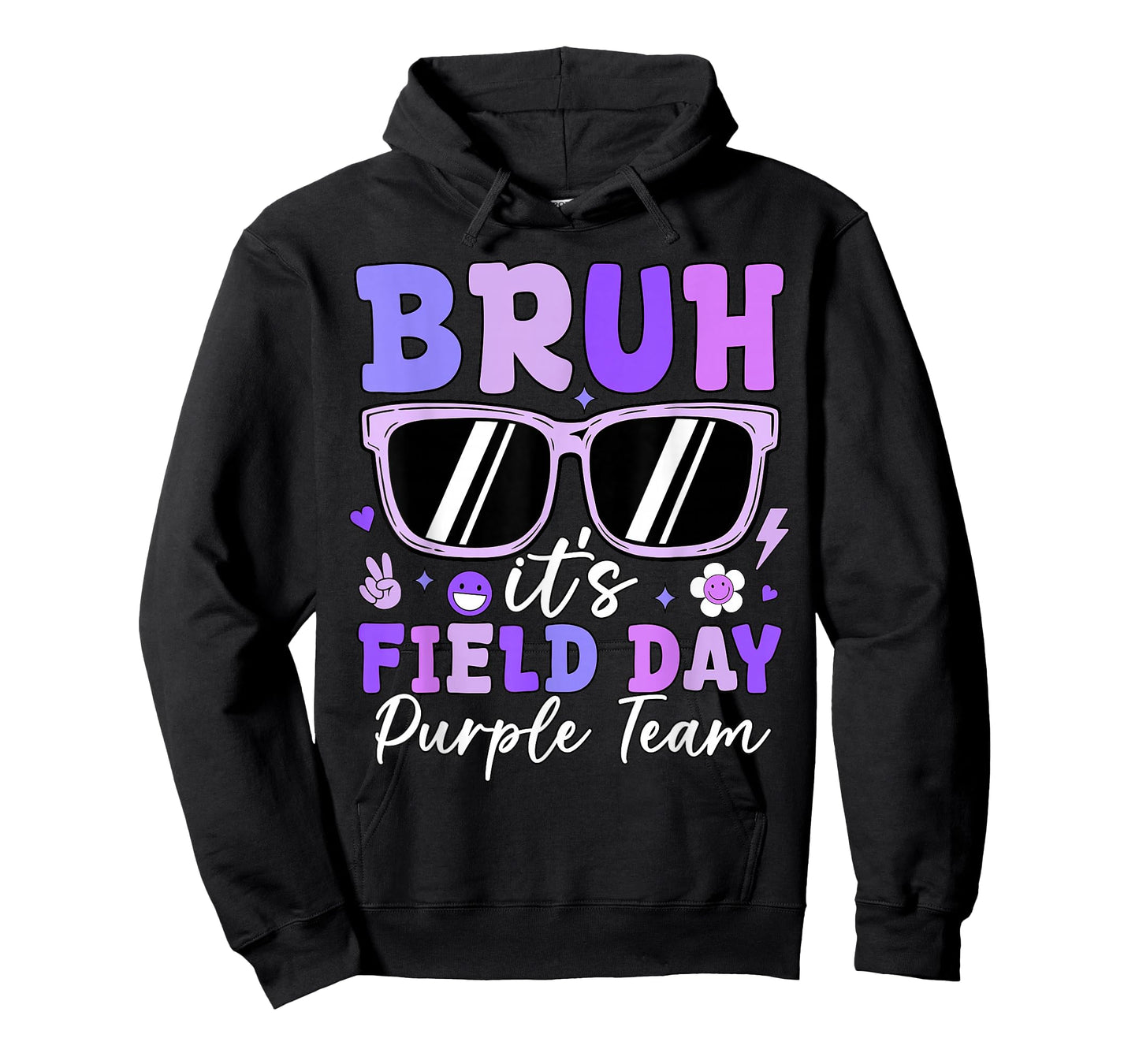 Bruh It's Field Day Purple Team Outdoor Games Kids Teacher T-Shirt
