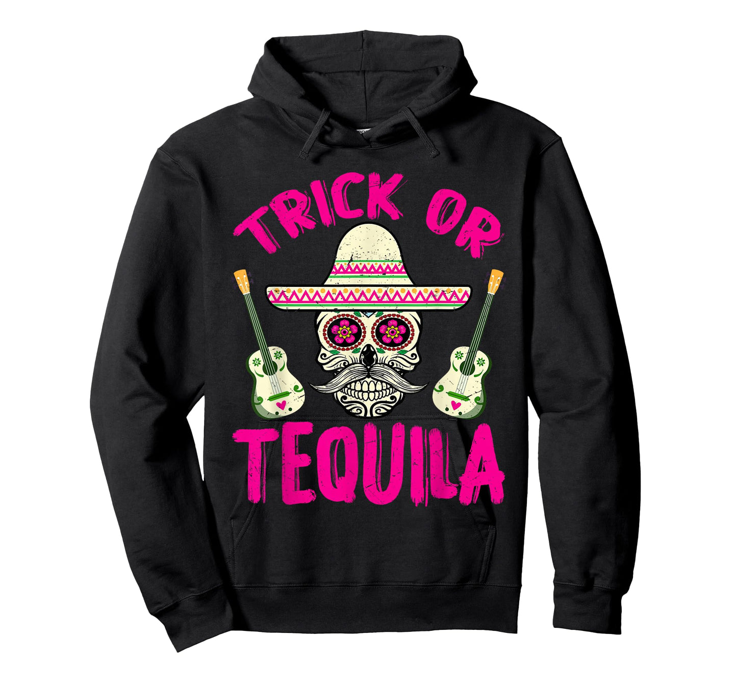 Trick or Tequila Bartender Men Women Funny Halloween Costume T-Shirt