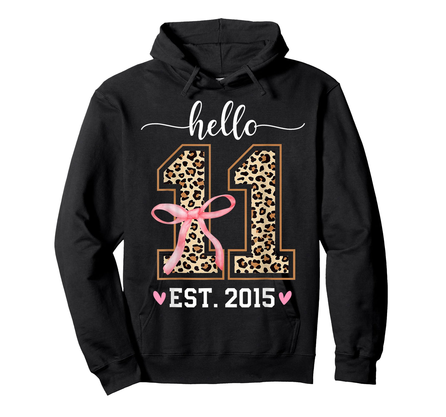Coquette Bow 11th Birthday Girl T-Shirt