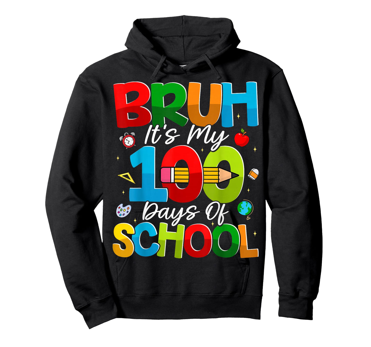Bruh Its My 100 Days of School Boys Kids 100th Day of School T-Shirt