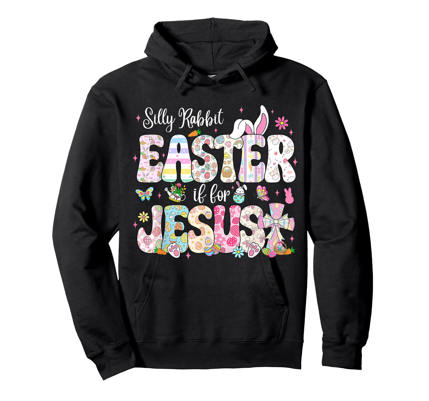 Silly Rabbit Easter is for Jesus Christian Religious Kids T-Shirt
