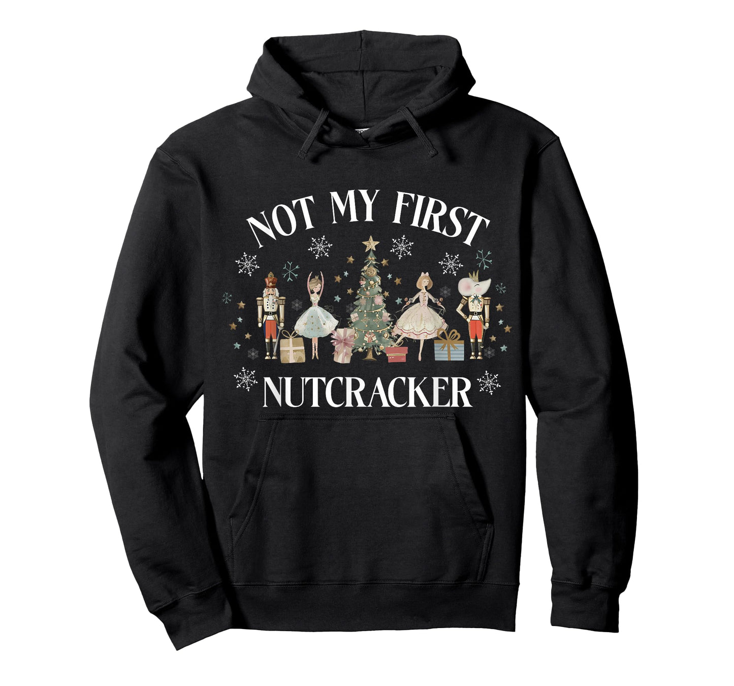 Funny Vintage Not My First Nutcracker Sugar Fairy Plum Xmas T-Shirt