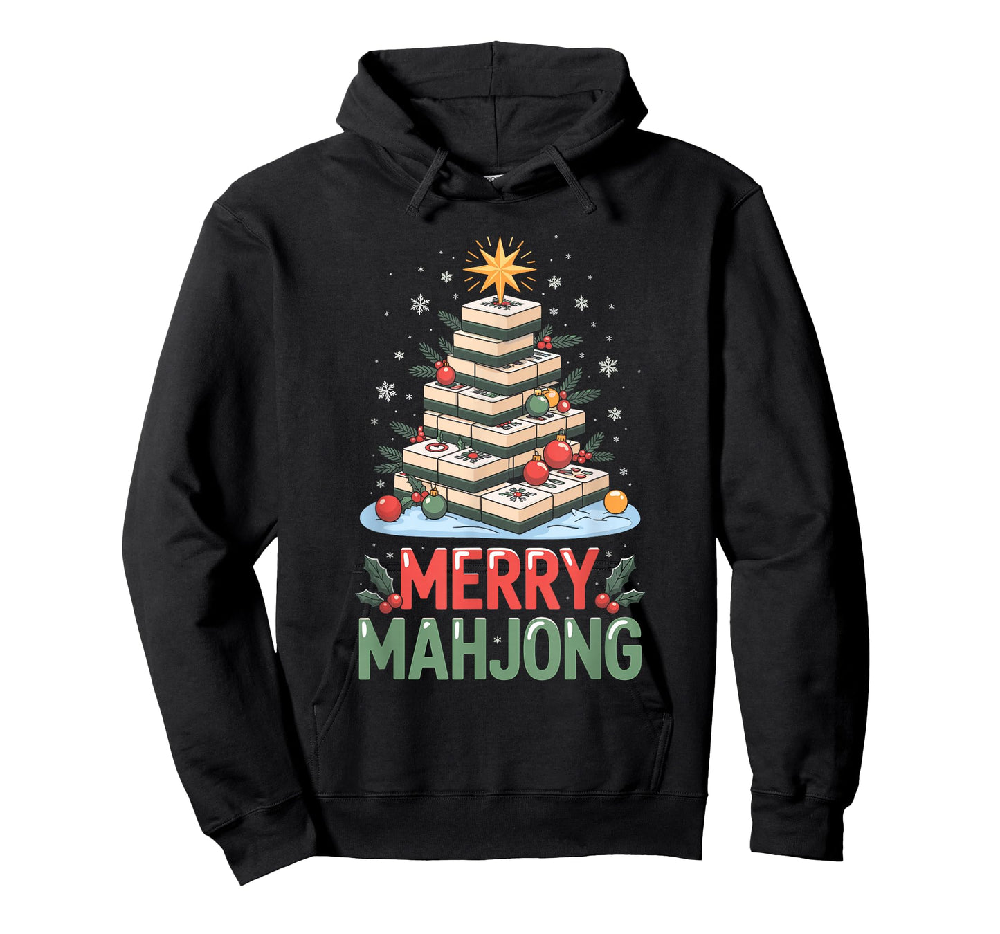 Merry Mahjong Christmas Tree T-Shirt