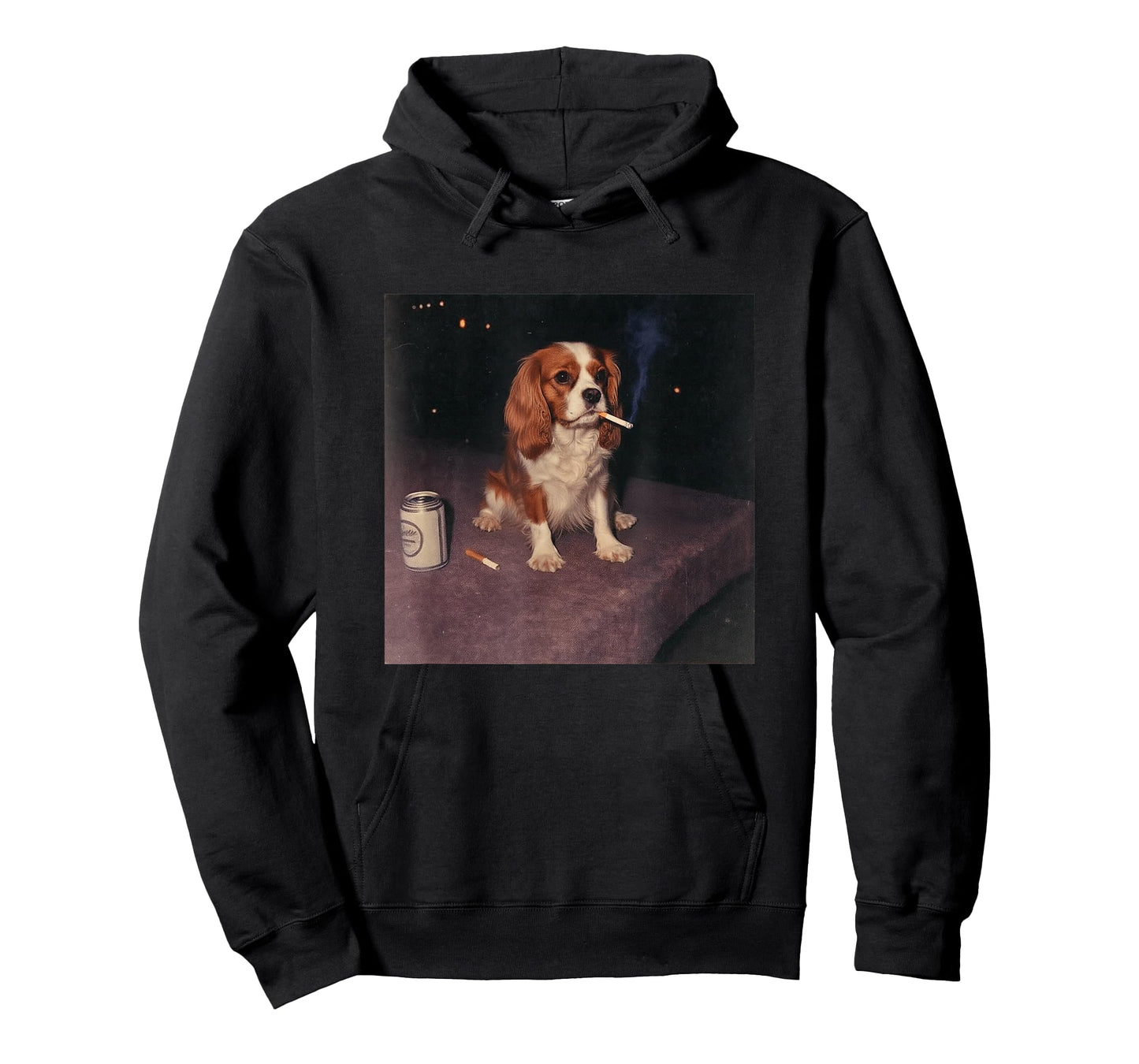 Smoking Cavalier King Charles Cigarette Spaniel Beer Gen Z T-Shirt