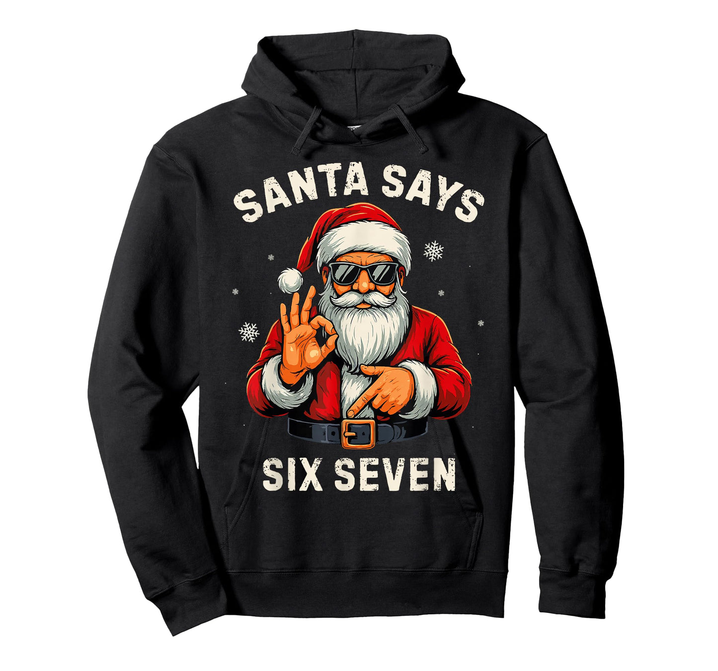 67 Christmas Santa Says Six Seven Meme Santa Boys Christmas T-Shirt