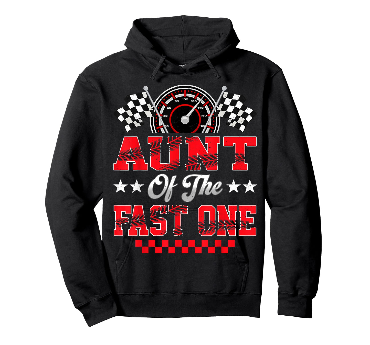 Race Car Birthday Party Aunt of The Fast One T-Shirt