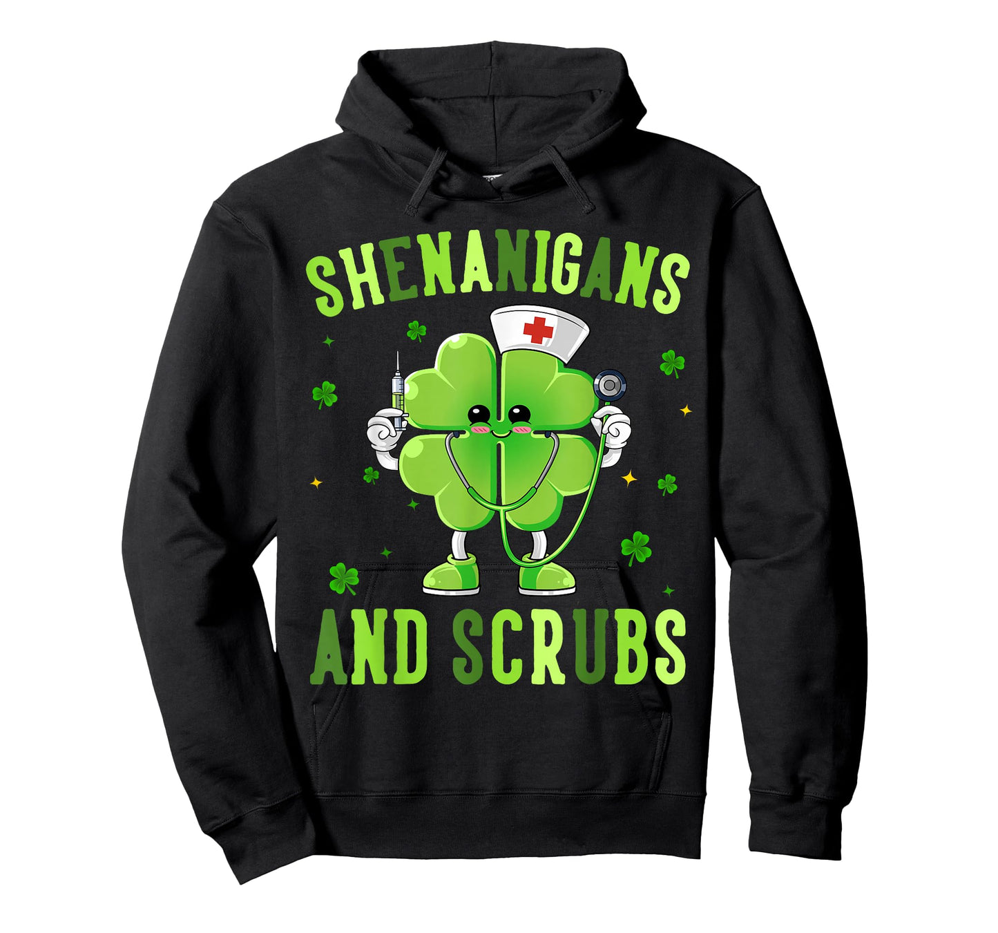 Shenanigans and Scrub Saint Pattys Nurse St Patricks Day T-Shirt