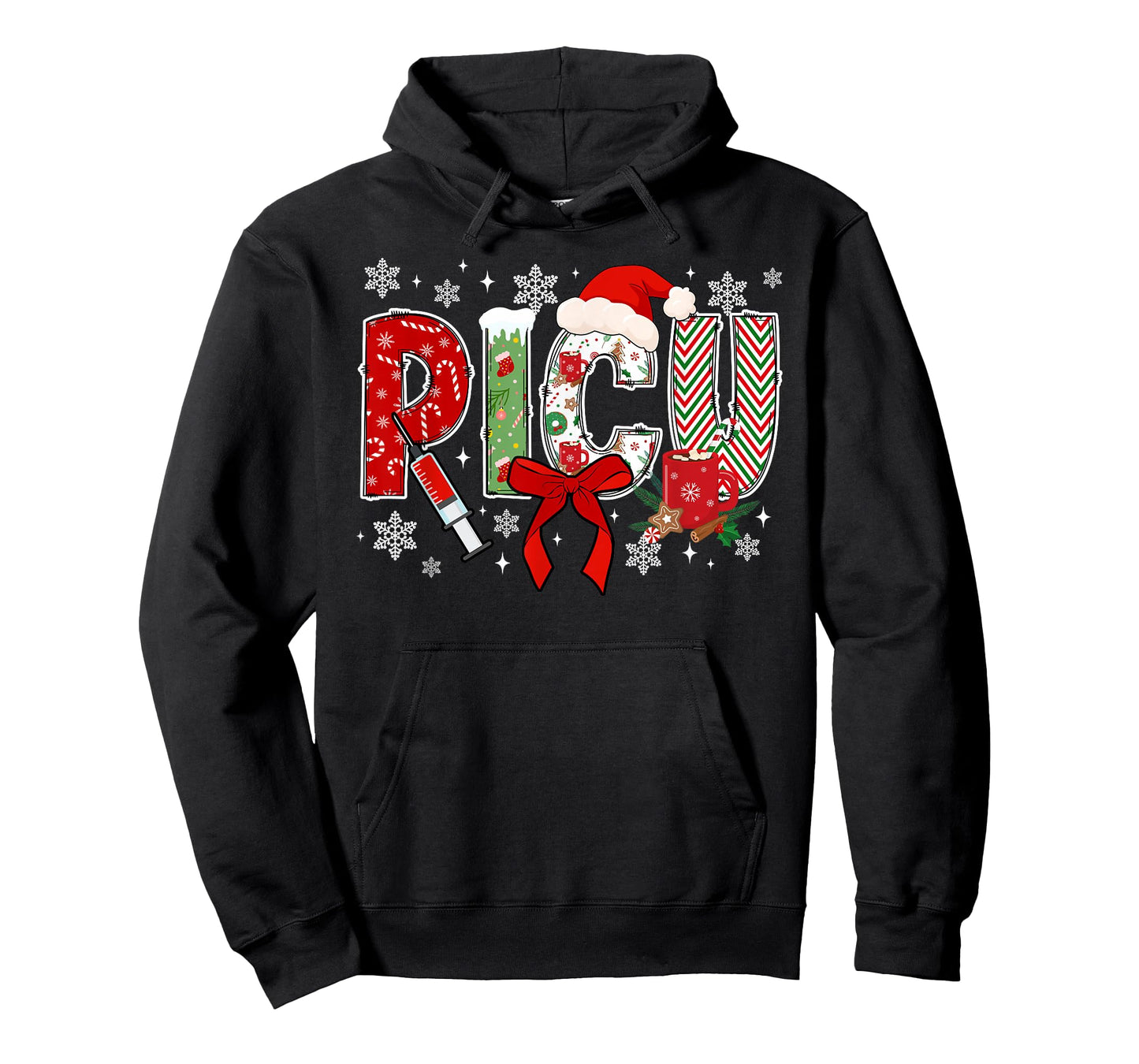 PICU Pediatric Intensive Care Unit Christmas PICU Nurse Xmas T-Shirt