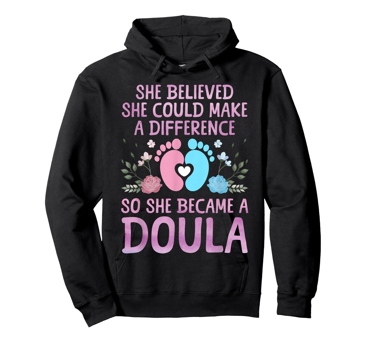 Cute Doula Design for Women Girls Labor & Delivery Doula T-Shirt