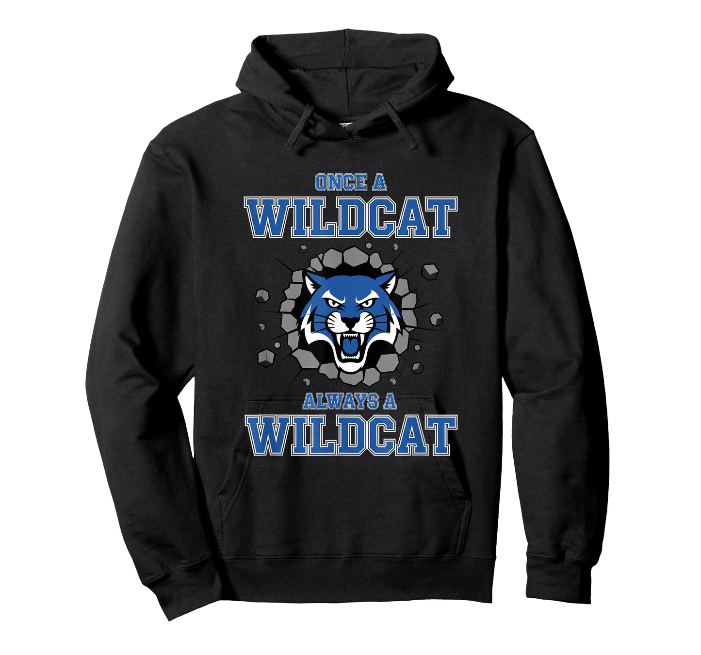 Cat Wildcat School Spirit Once A Wildcat Always A Wildcat T-Shirt