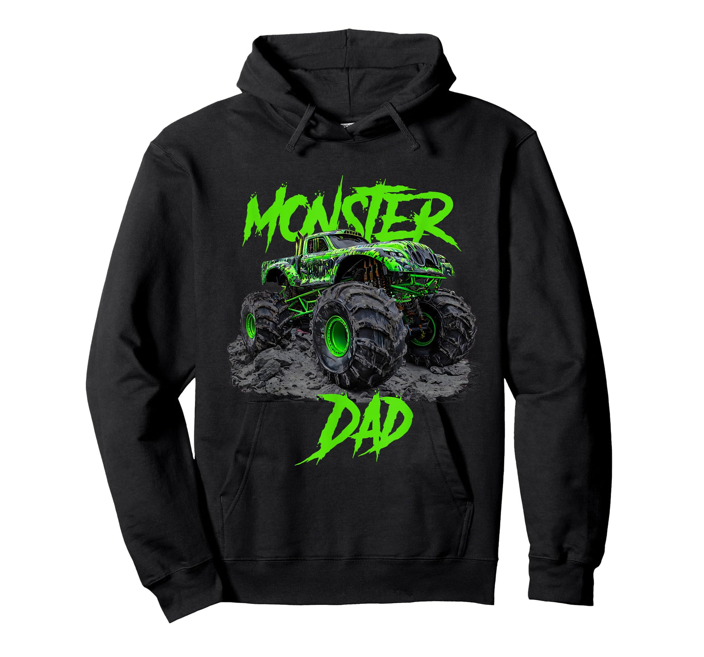 Monster Dad Truck Family Matching T-Shirt