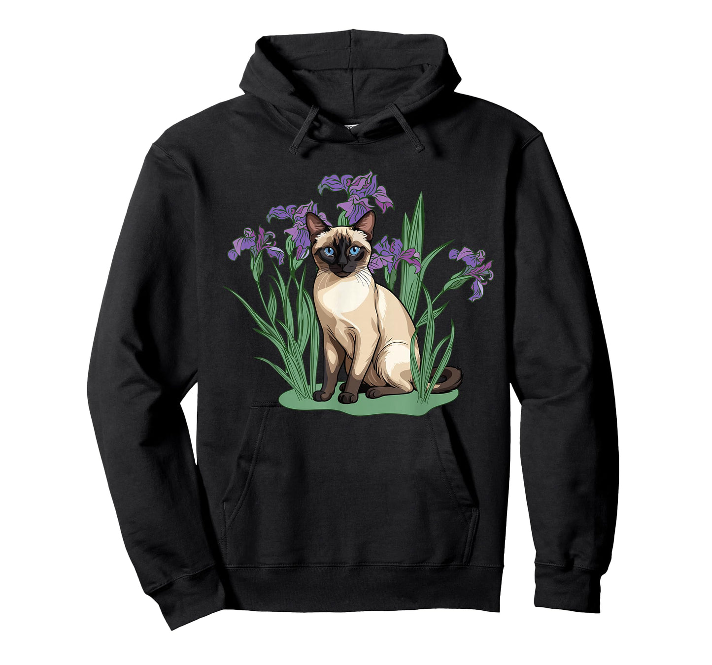 Siamese Cat Flowers Siamese Cat Owner Siamese Cat Lover T-Shirt