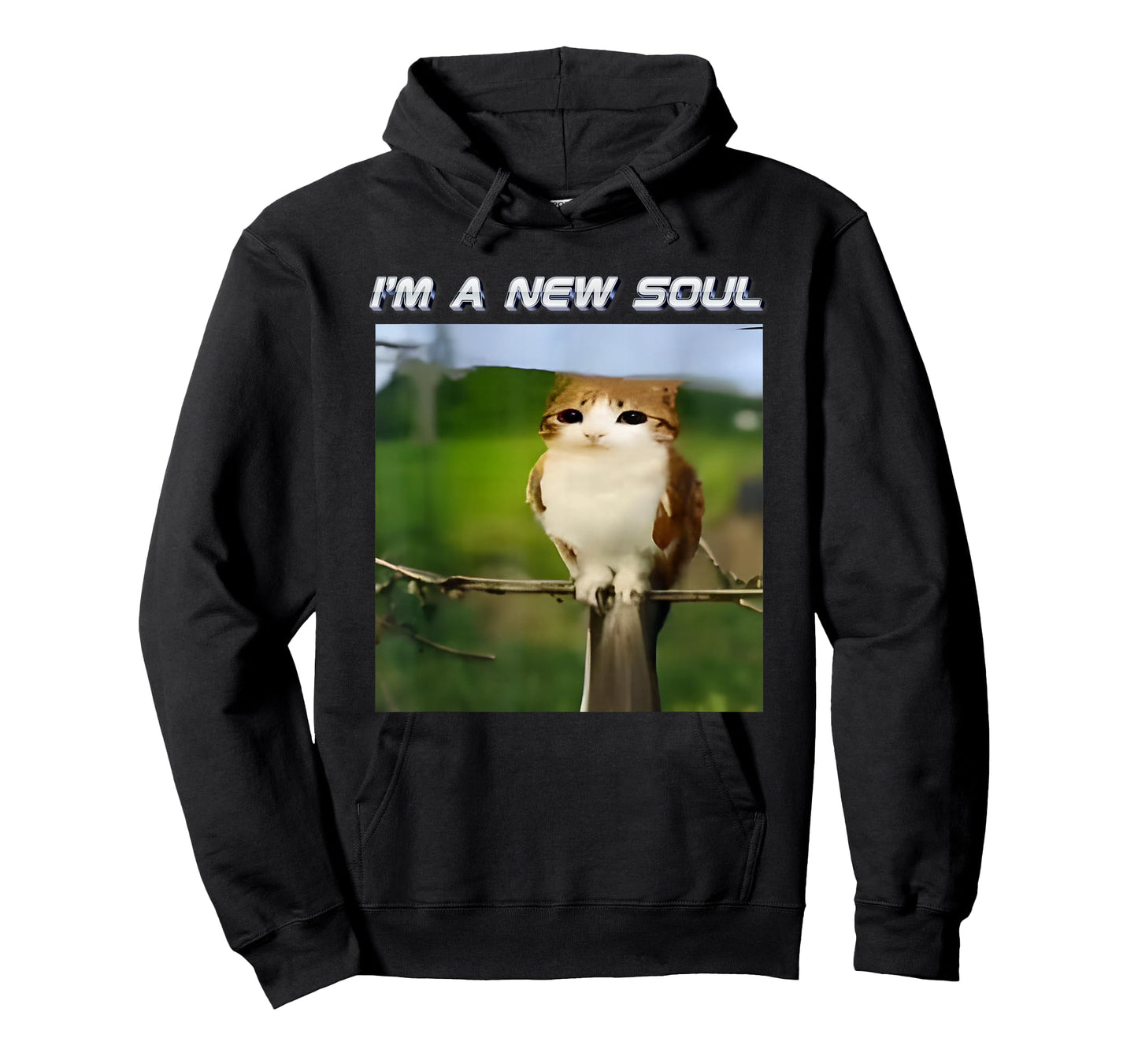 I'm A New Soul Meowl Cat Owl Meme Brainrot Memes Cursed Meme T-Shirt