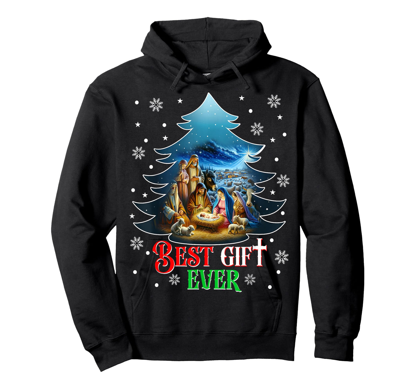 Best Ever Christmas Jesus Nativity Scene Merry Christmas T-Shirt