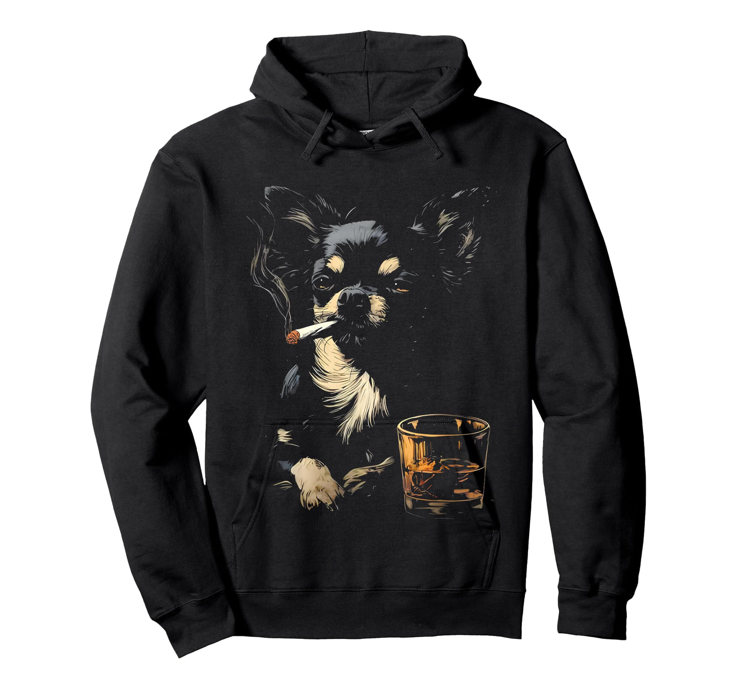 Funny Chihuahua Smoking T-Shirt