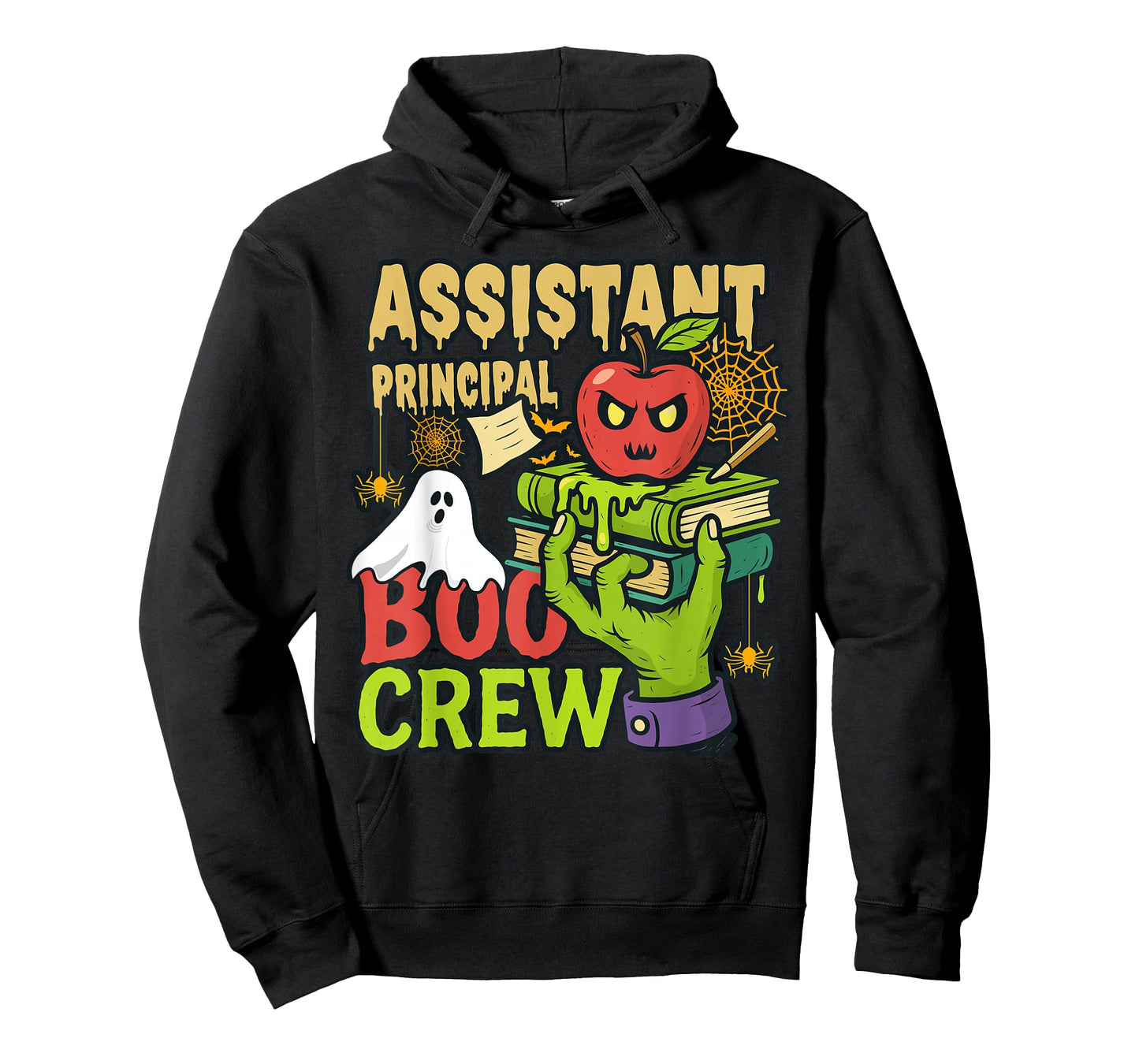 Halloween Assistant Principal Costume Teacher Boo Crew Funny T-Shirt