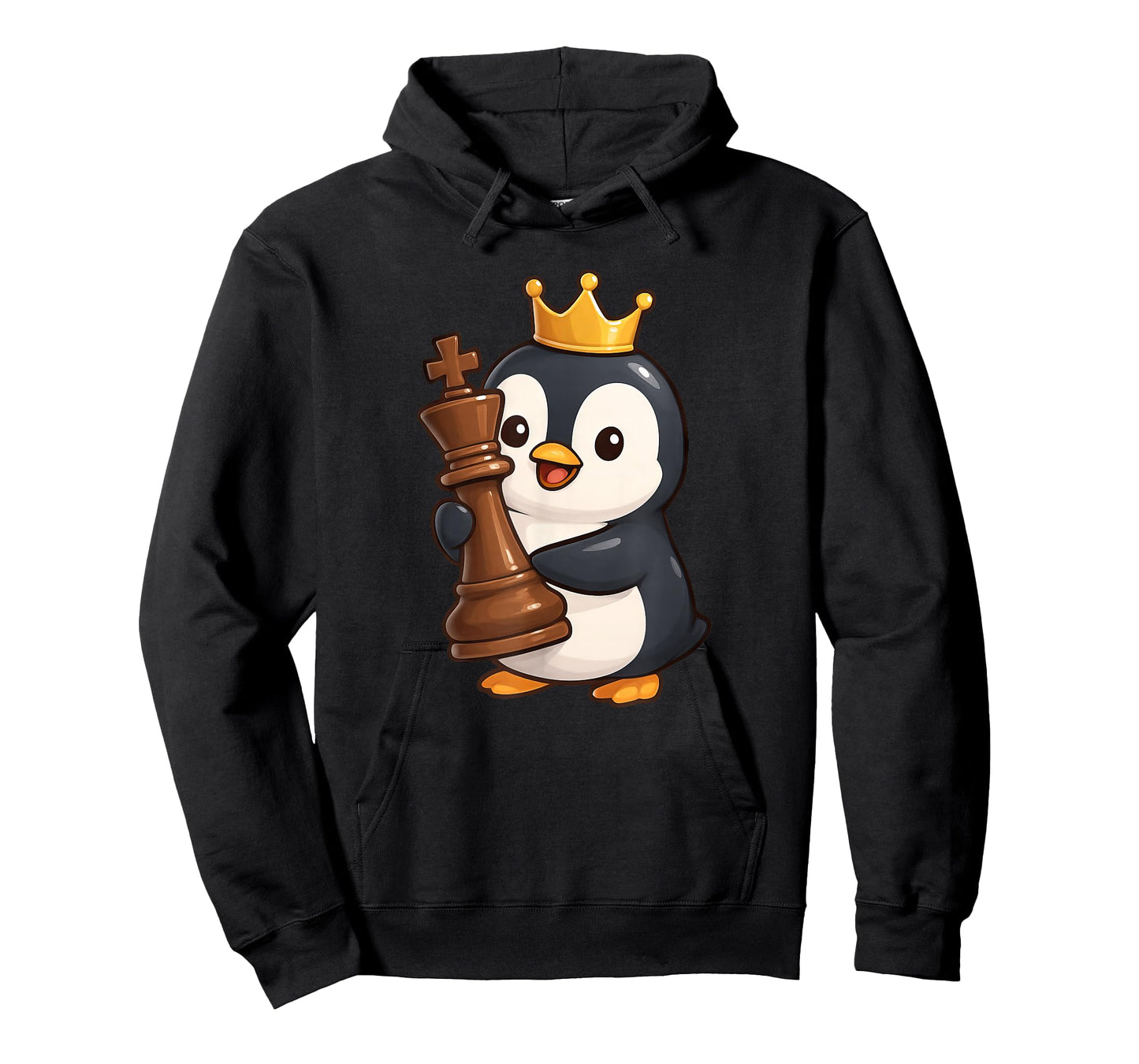 Cute Cartoon Penguin Chess Strategy Game T-Shirt